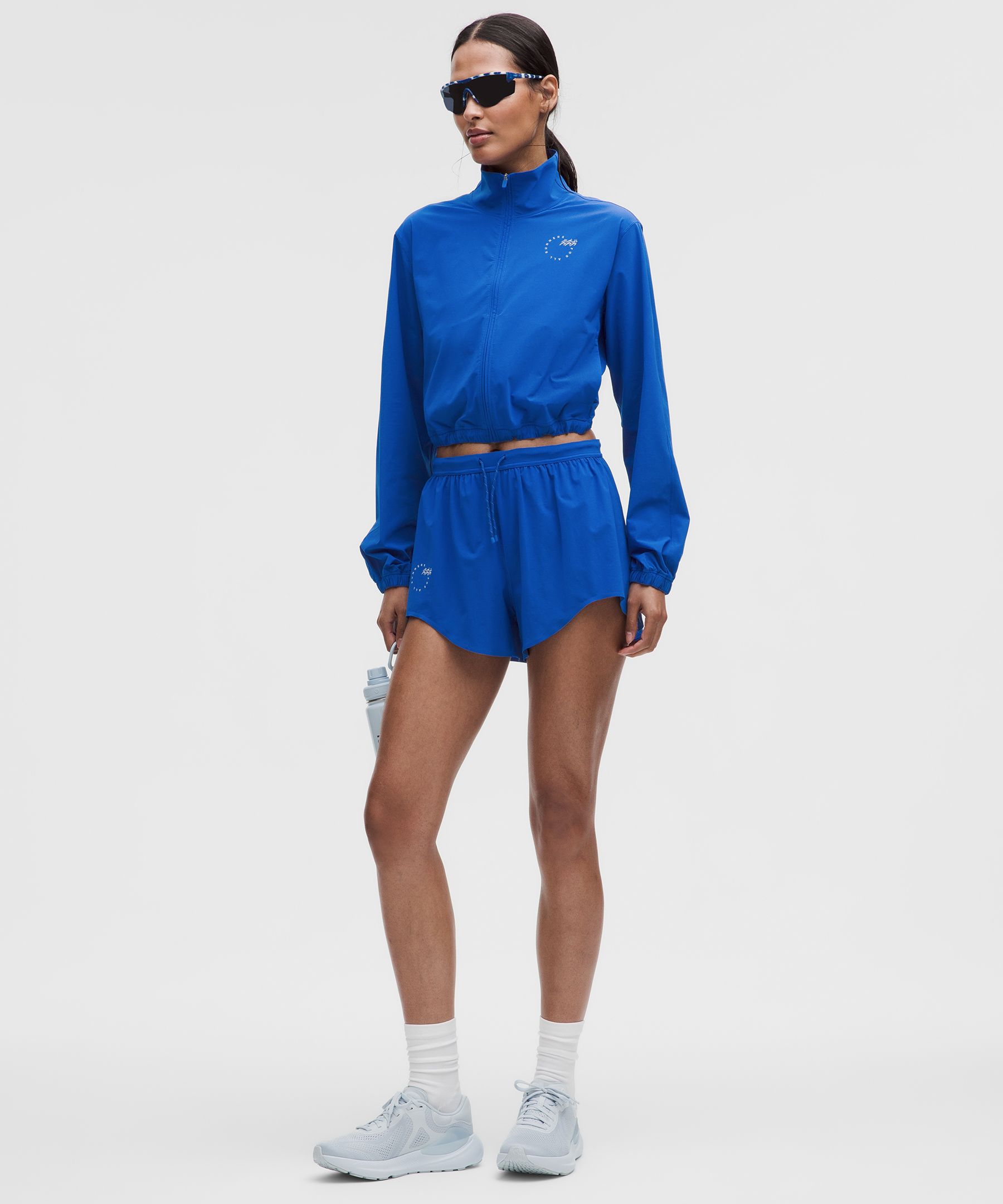 Lululemon Mile Maker Run Crew Graphic Cinch-hem Jacket