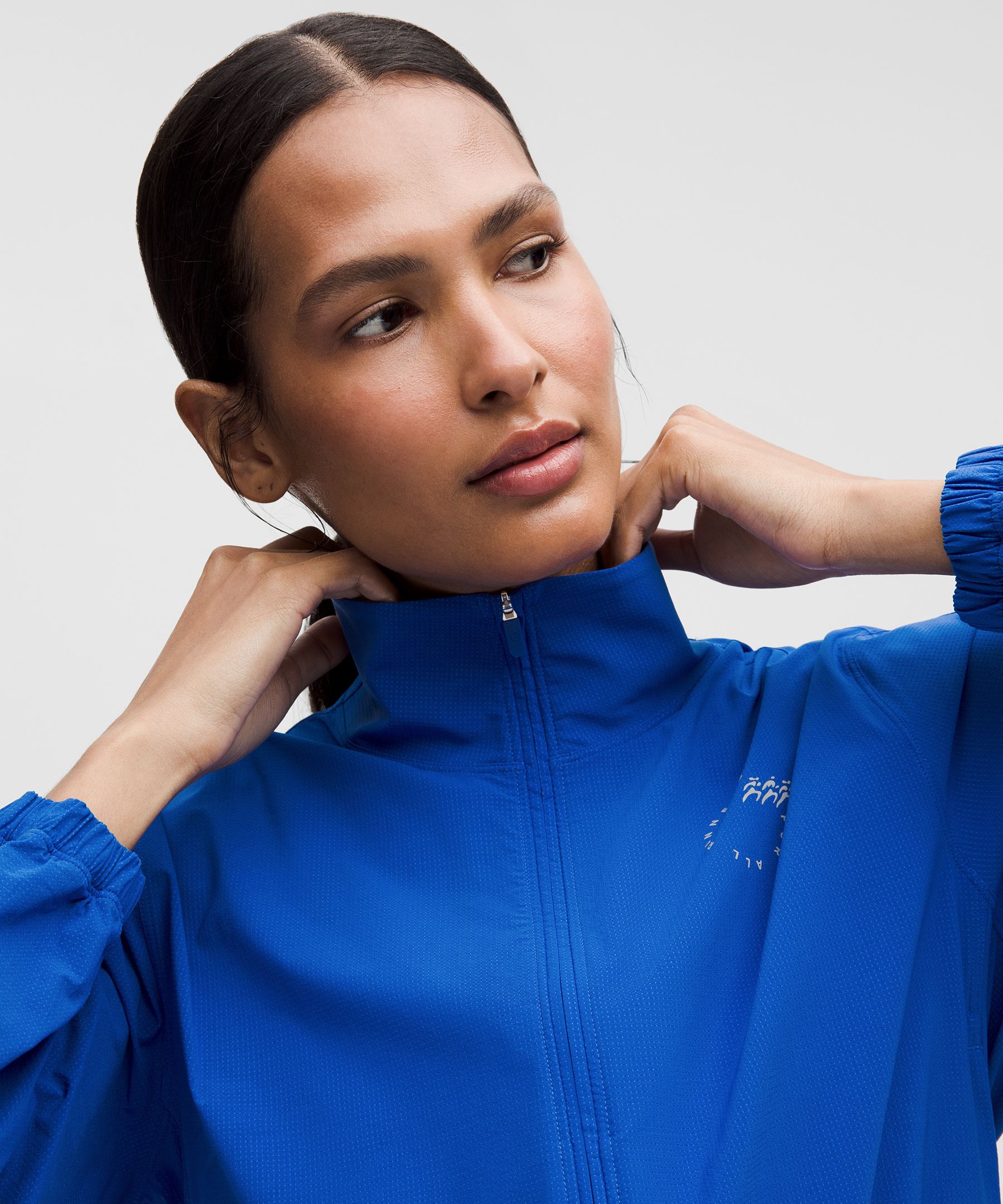 Lululemon Mile Maker Run Crew Graphic Cinch-hem Jacket