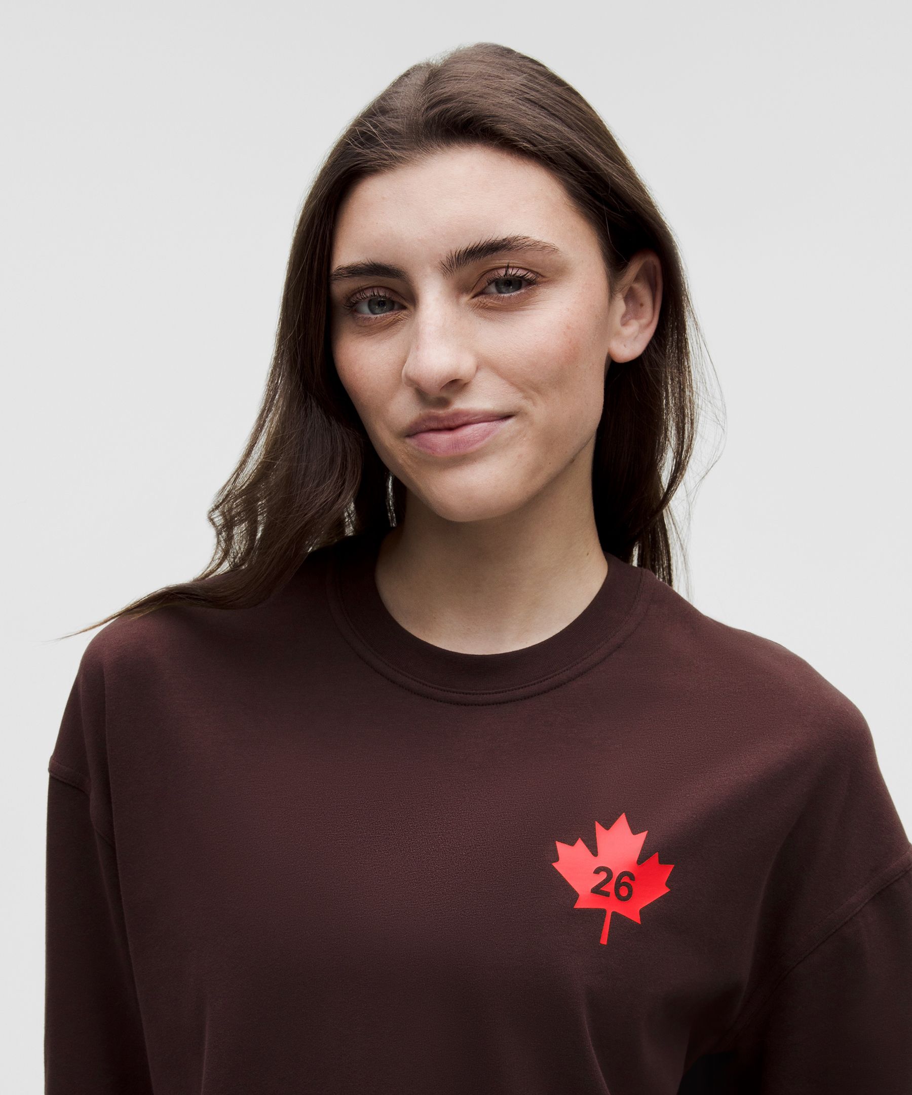 Team Canada Women's Heavyweight Cotton Long Sleeve COC Logo *Graphic