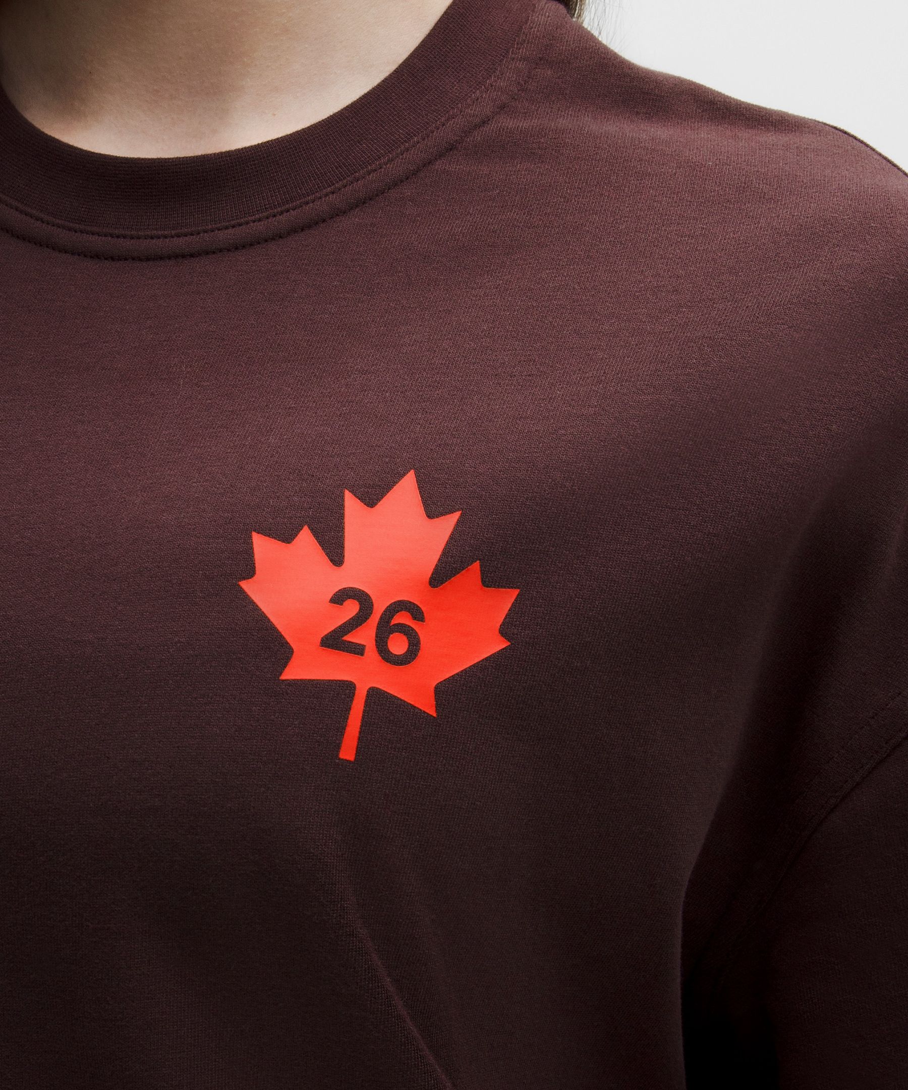 Team Canada Women's Heavyweight Cotton Long Sleeve COC Logo *Graphic