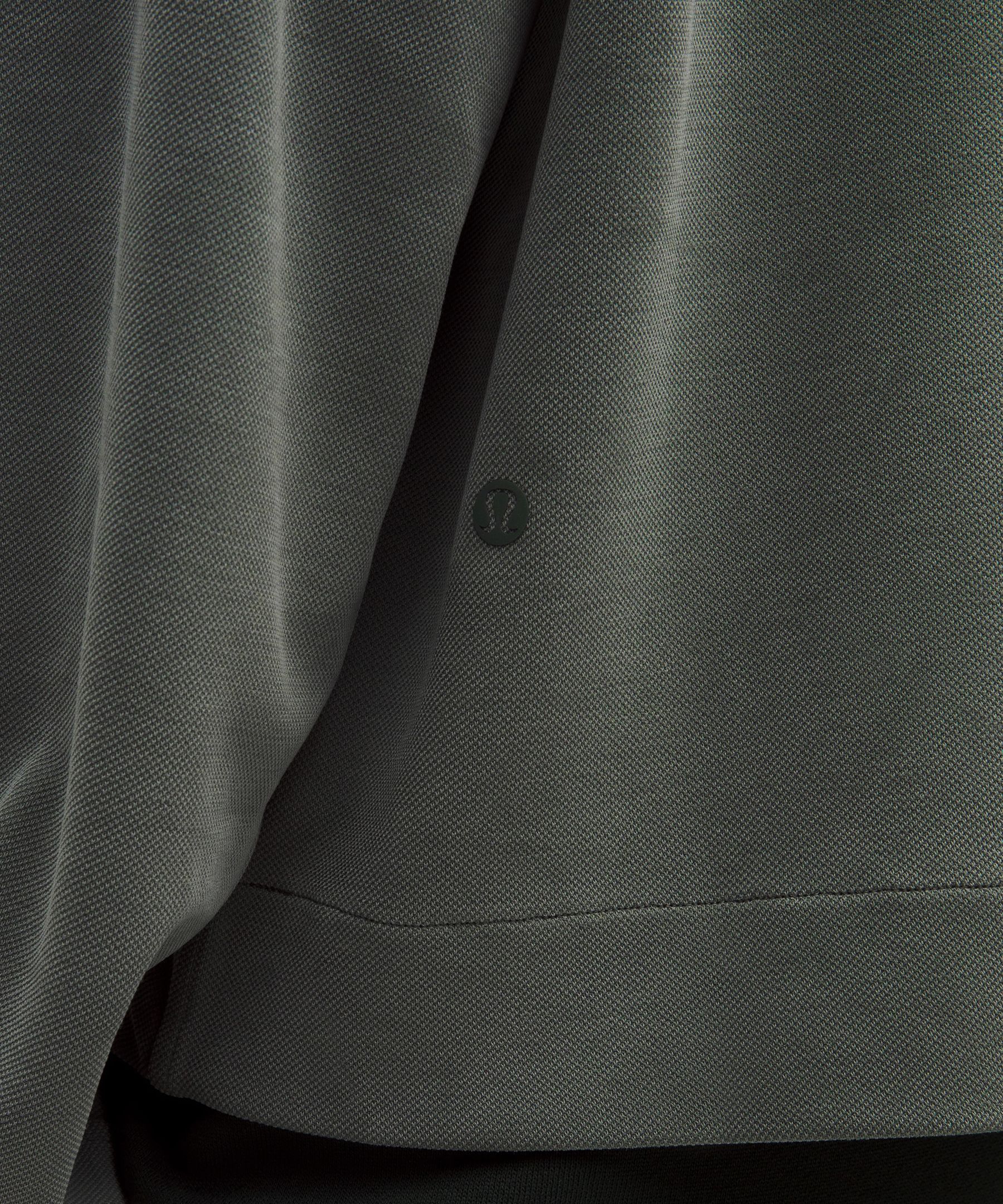 Lululemon Softstreme Pique Oversized Long-sleeve Polo Shirt