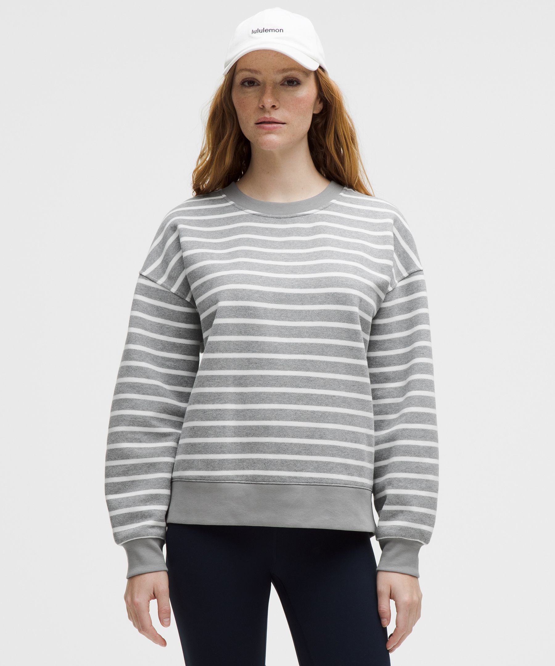 Perfectly Oversized Fleece Crewneck Pullover | Women's