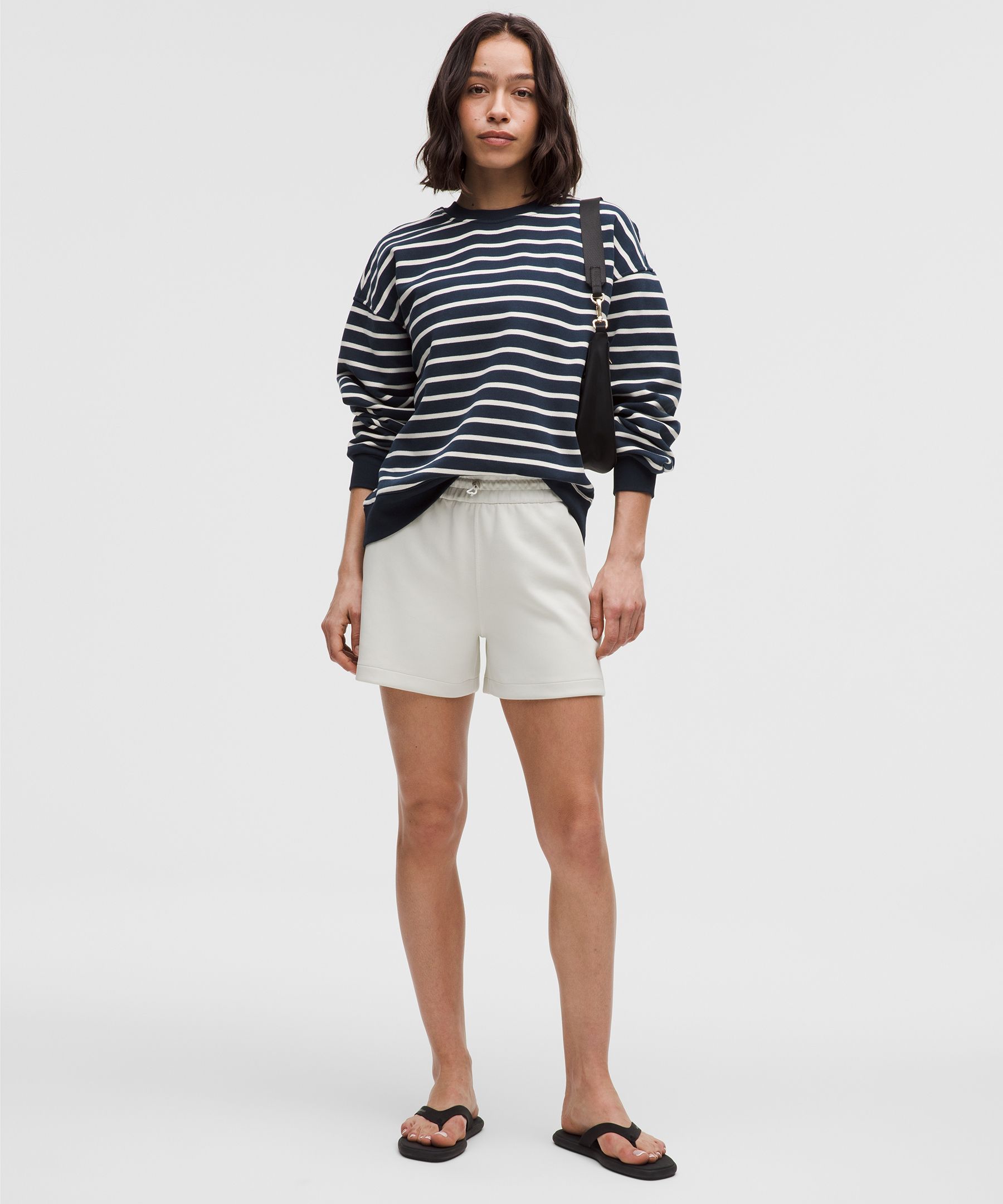 Perfectly Oversized Fleece Crewneck Pullover | Women's Hoodies & Sweatshirts