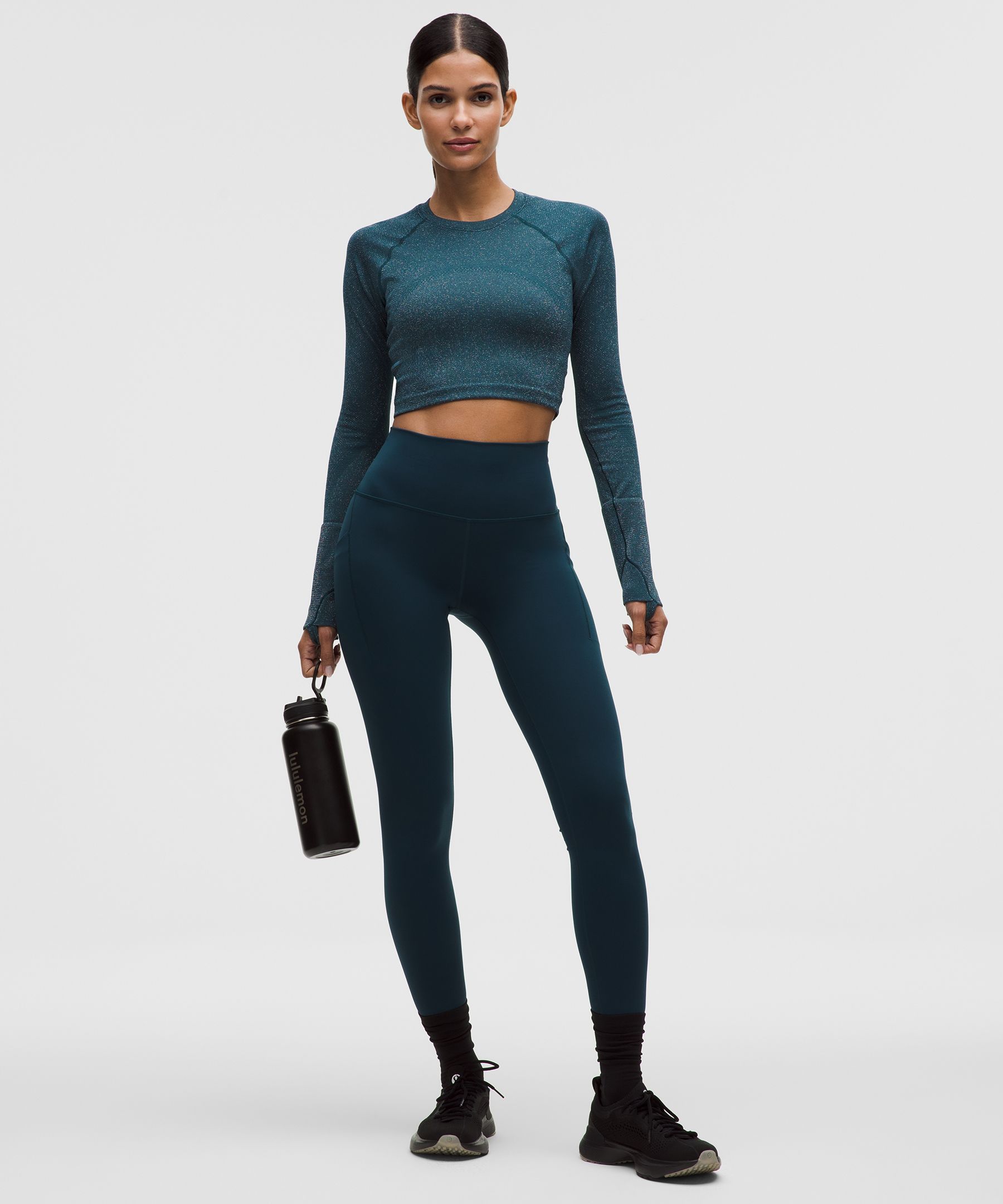 Lululemon Swiftly Tech Cropped Long-sleeve Shirt 2.0