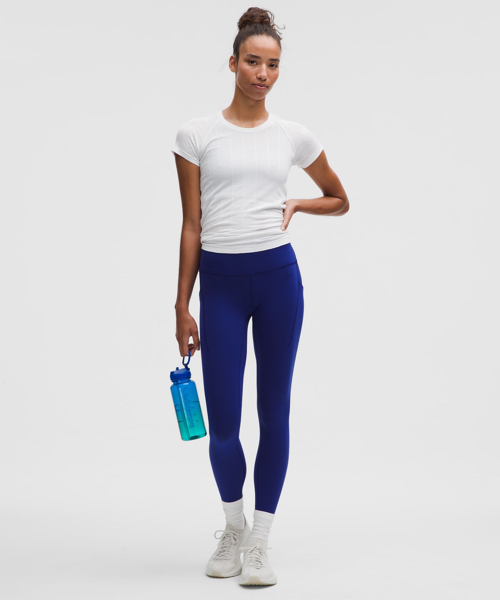 Lululemon Swiftly Pointelle Short-Sleeve Shirt *Hip Length — фото 2