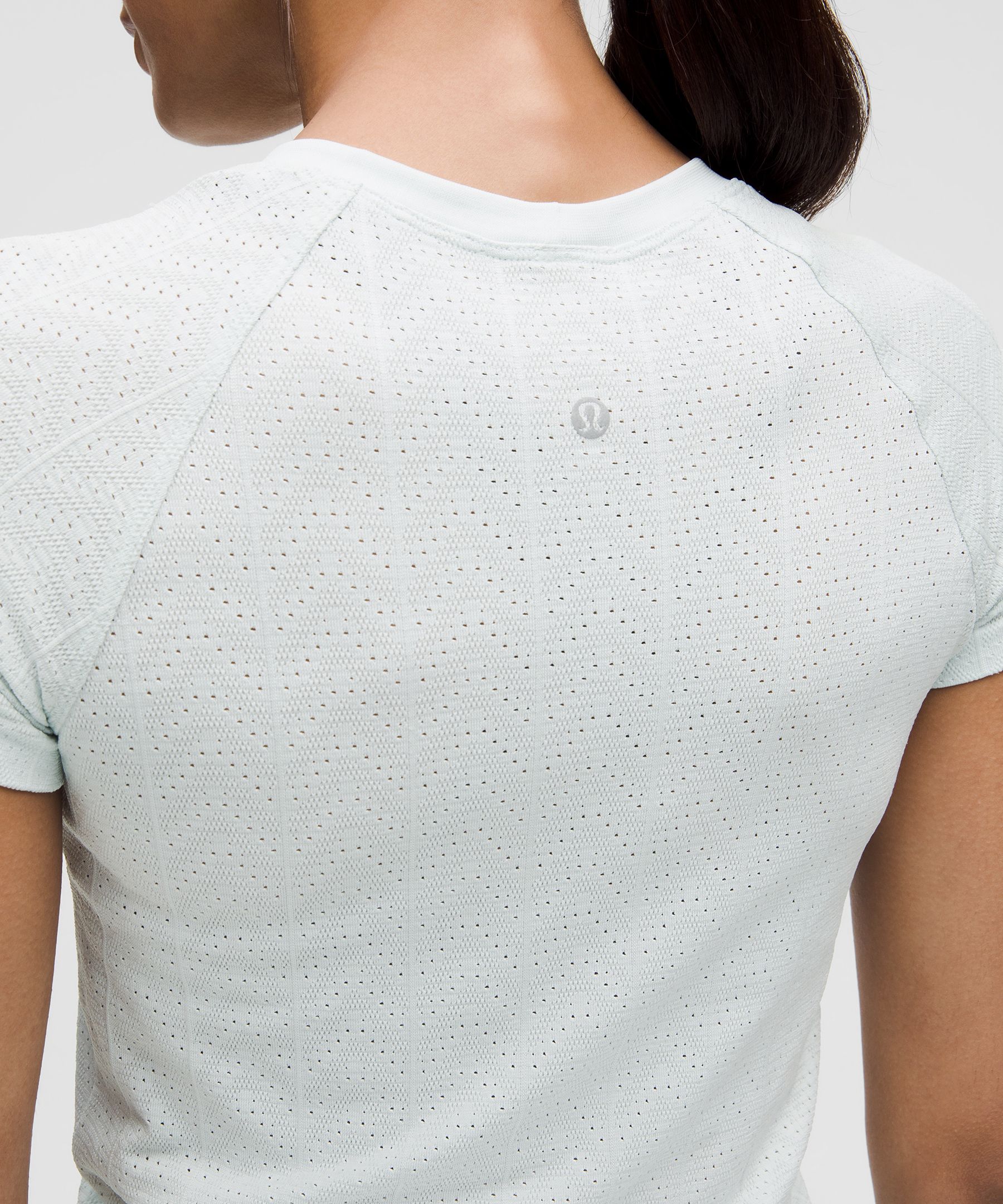 Swiftly Pointelle Short-Sleeve Shirt *Hip Length | Women's Short Sleeve Shirts & Tee's