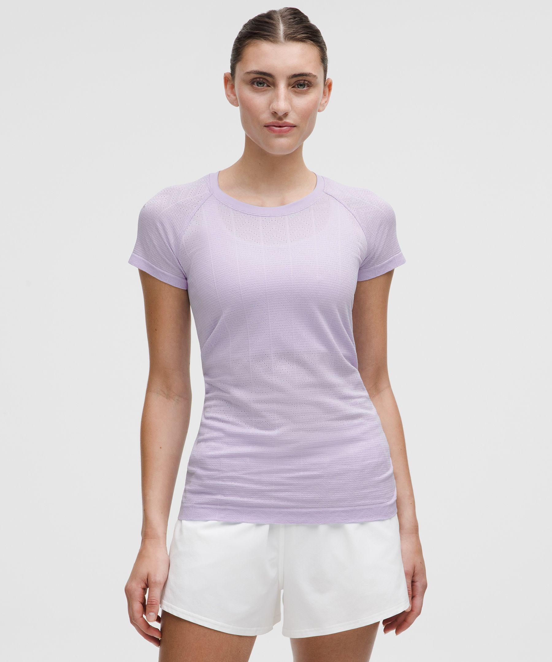 Lululemon Swiftly Pointelle Short-sleeve Shirt
