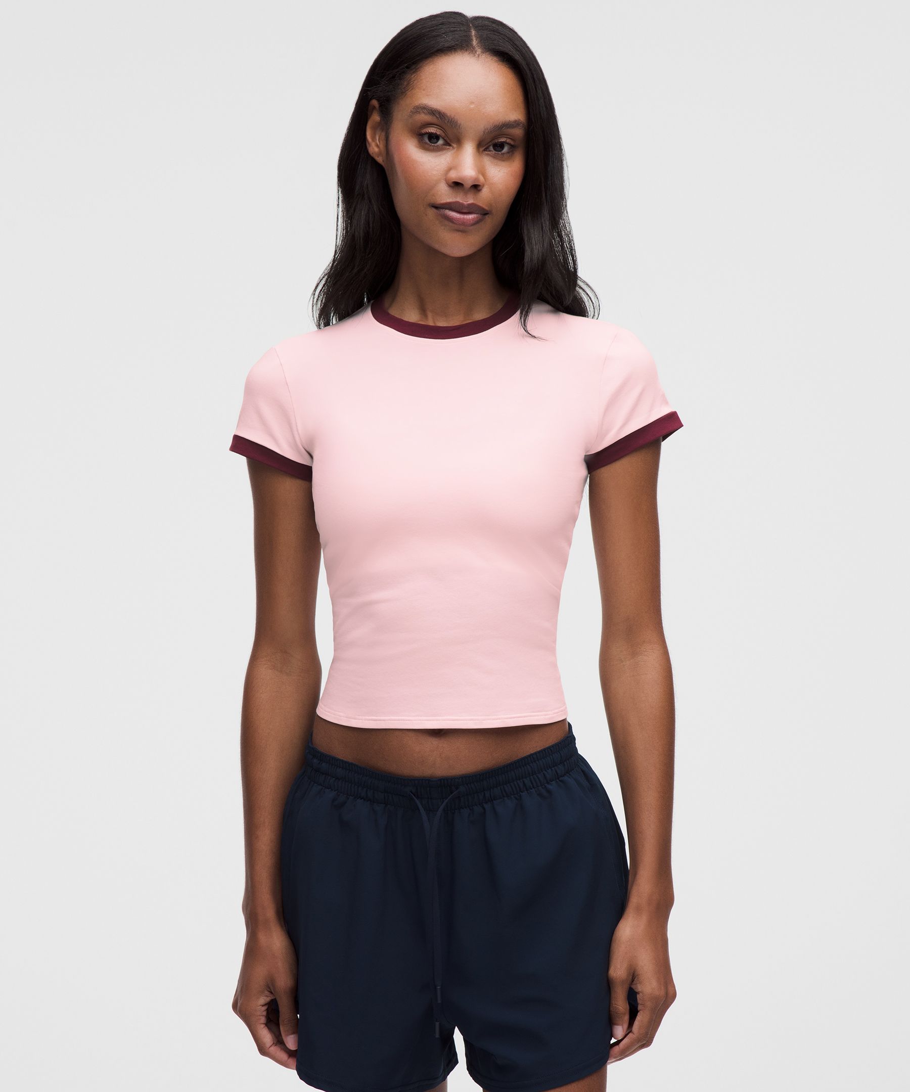 Organic Cotton-Blend Ringer Baby Tee