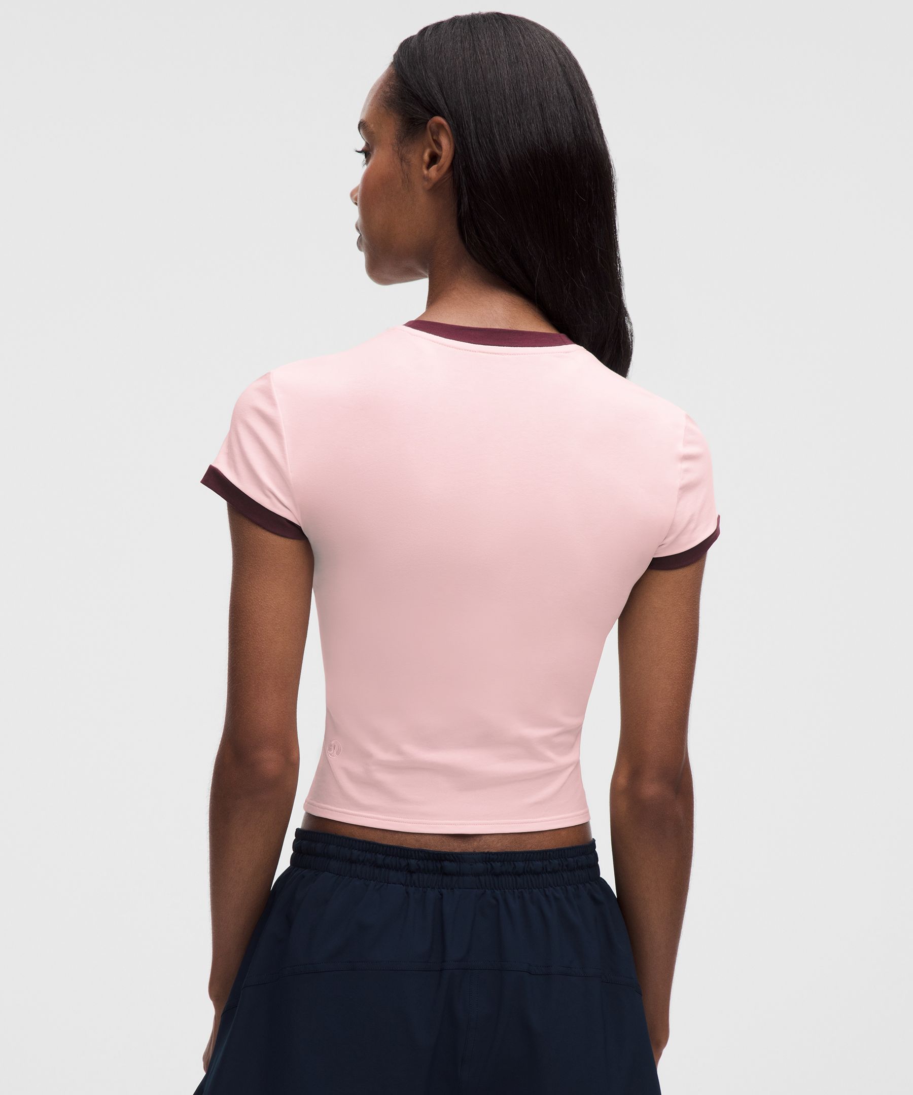 Organic Cotton-Blend Ringer Baby Tee