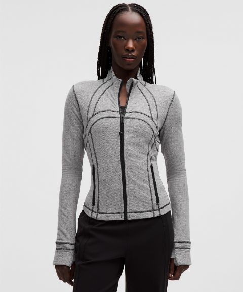 Женская укороченная куртка Lululemon Define в ёлочку