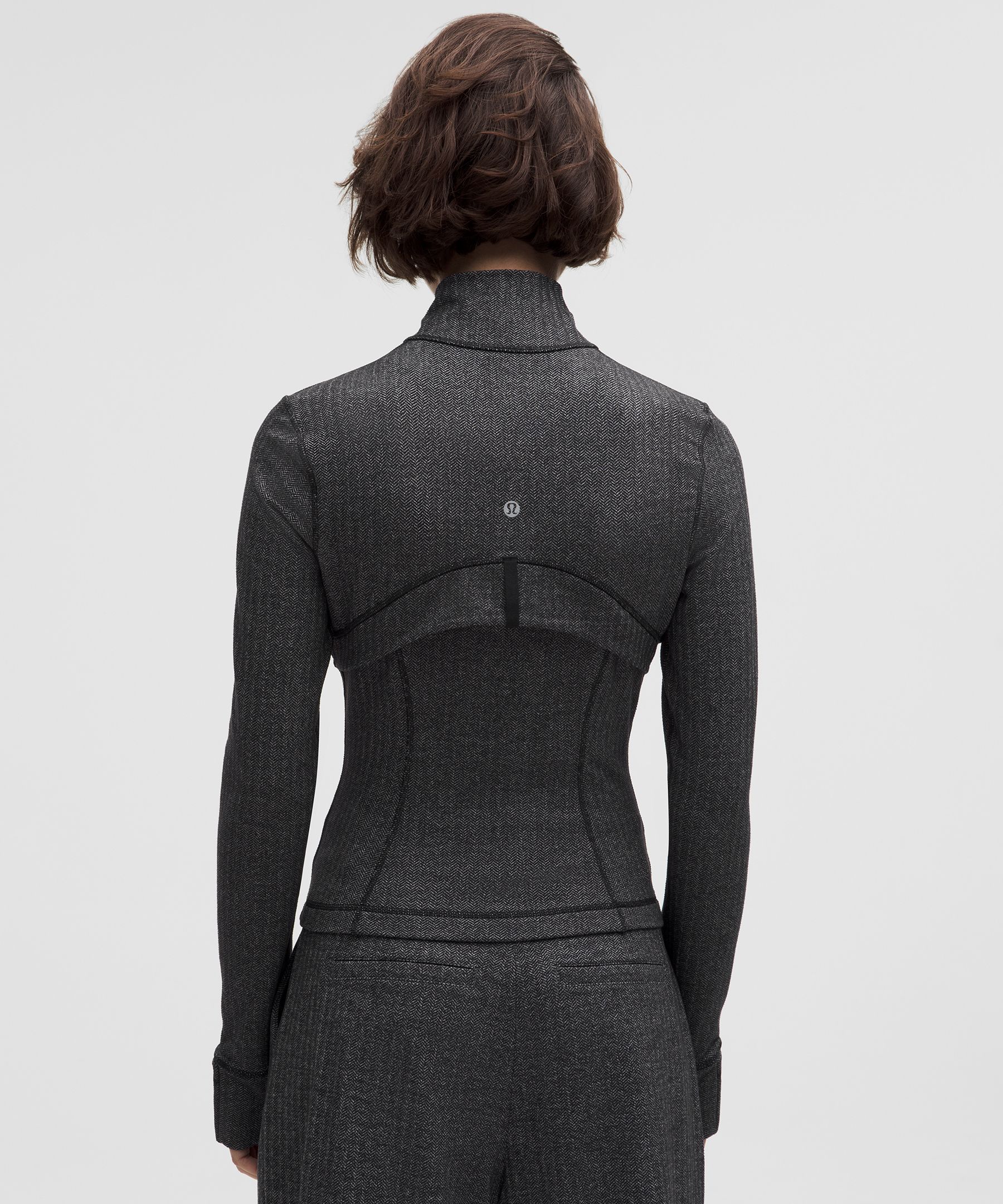 Lululemon Define Cropped Jacket In Gray