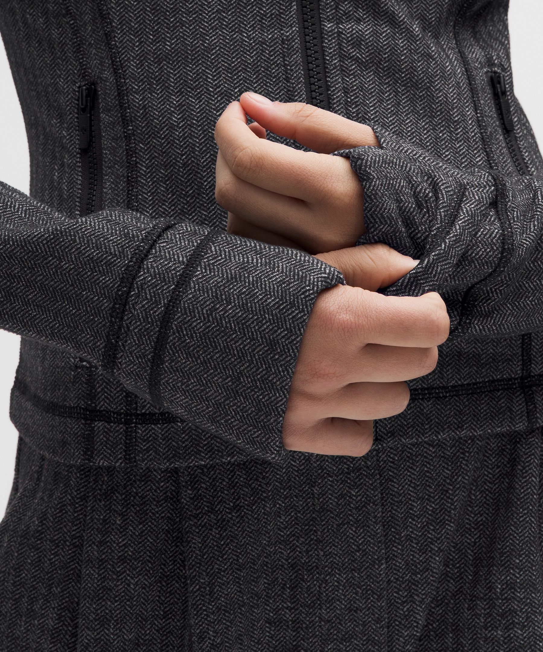 Lululemon Define Cropped Jacket In Gray