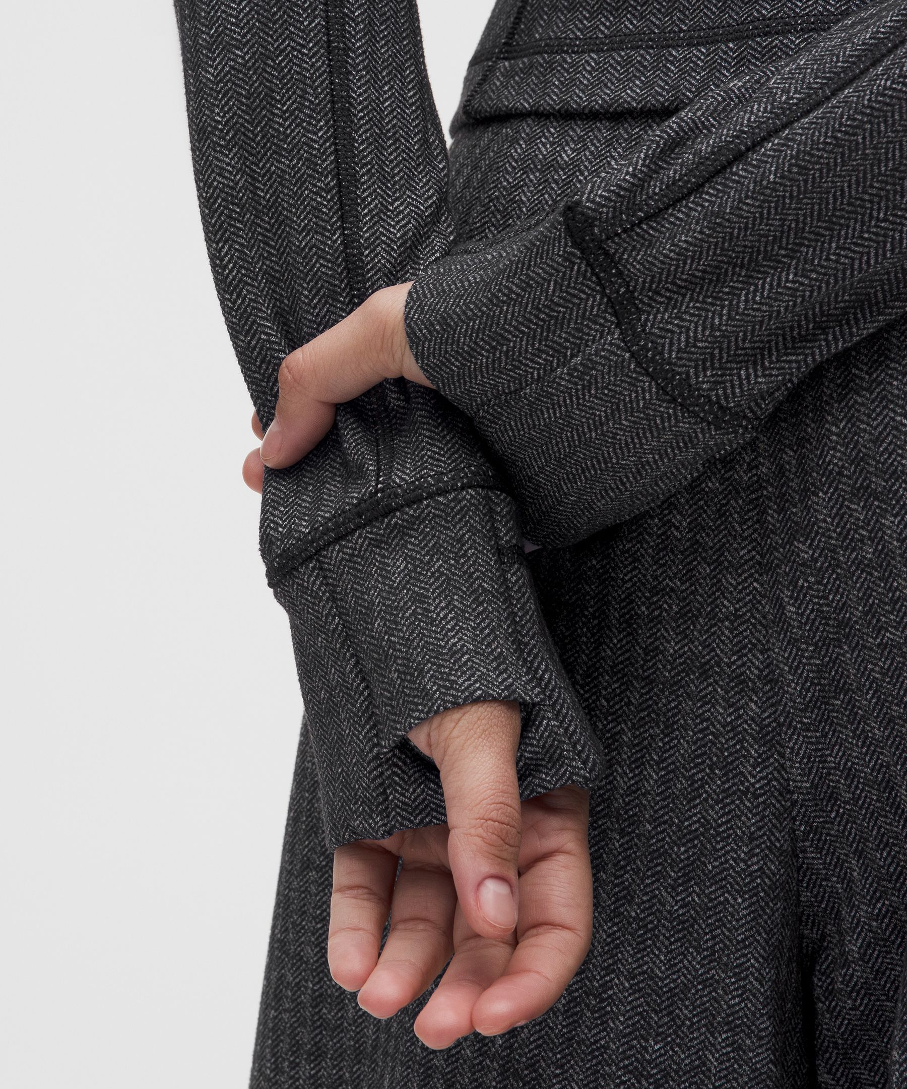 Lululemon Define Cropped Jacket In Gray