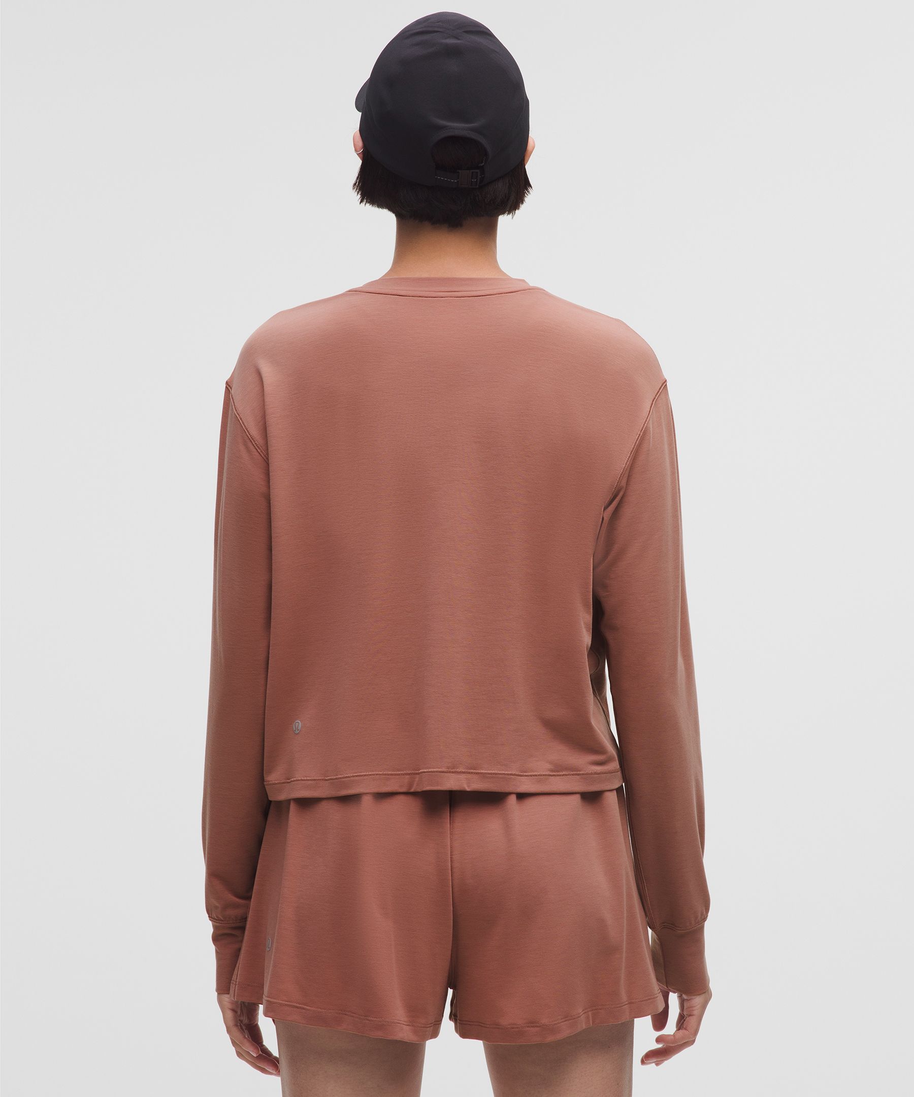 Lululemon Jersey Training Long-sleeve Shirt In Pink
