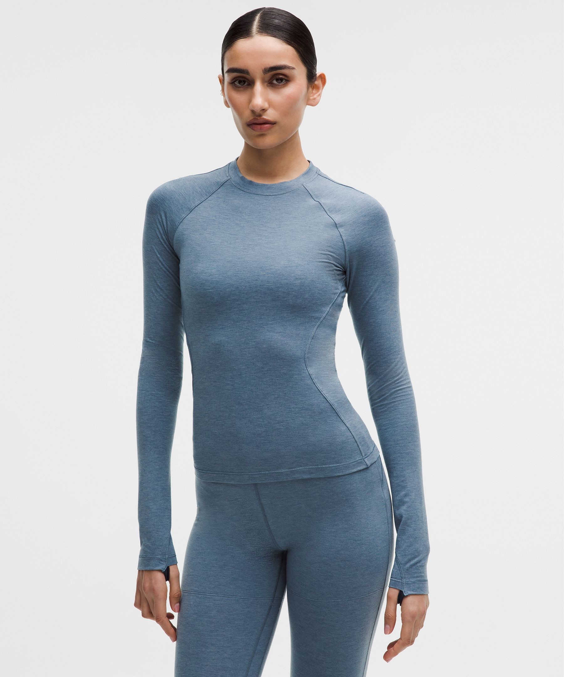 Merino Wool-Blend Crewneck Base Layer