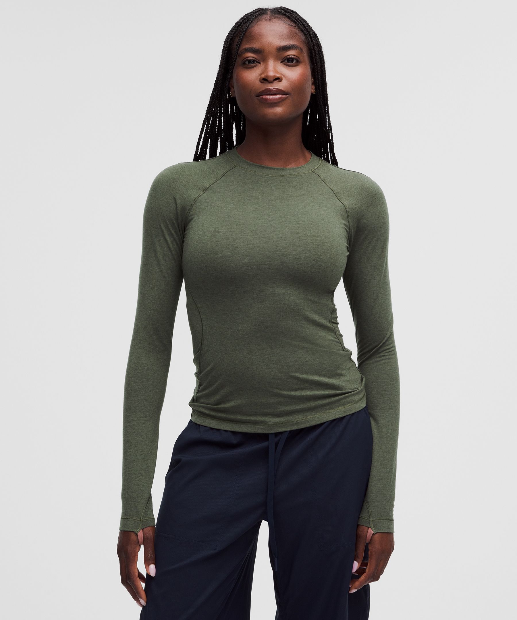 Merino Wool-Blend Crewneck Base Layer