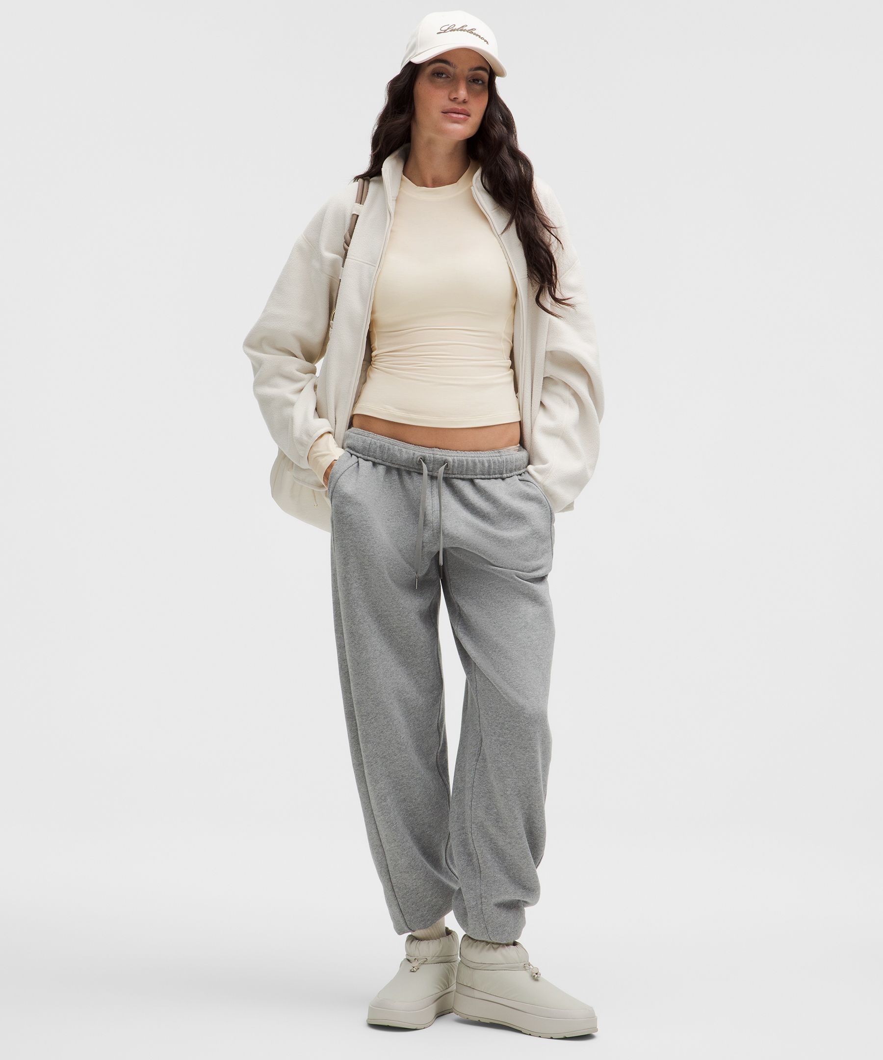 Lululemon Jersey Crewneck Base Layer In White