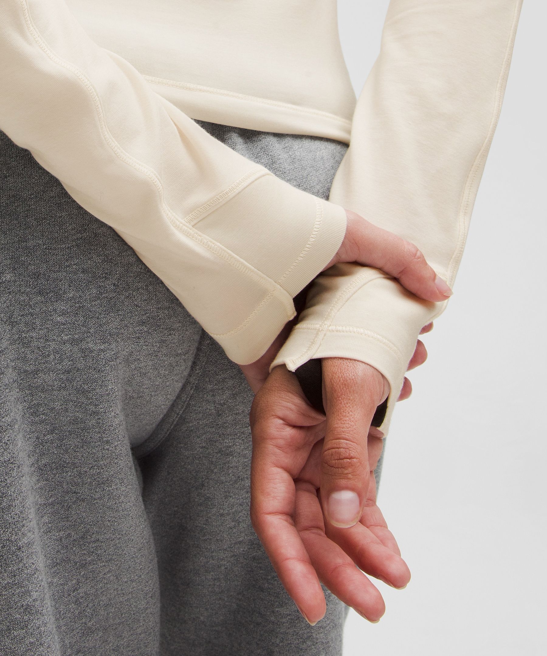 Lululemon Jersey Crewneck Base Layer In White