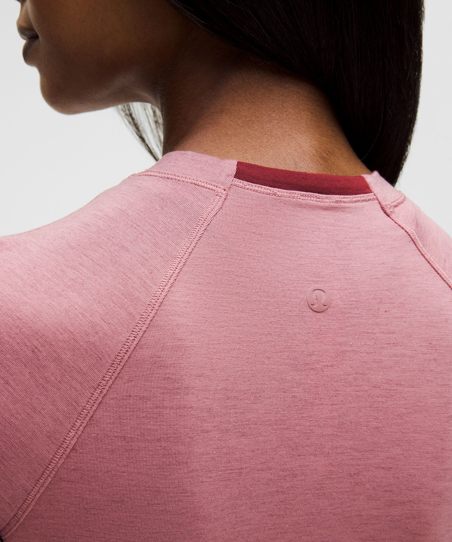 Lululemon Jersey Crewneck Base Layer In Pink