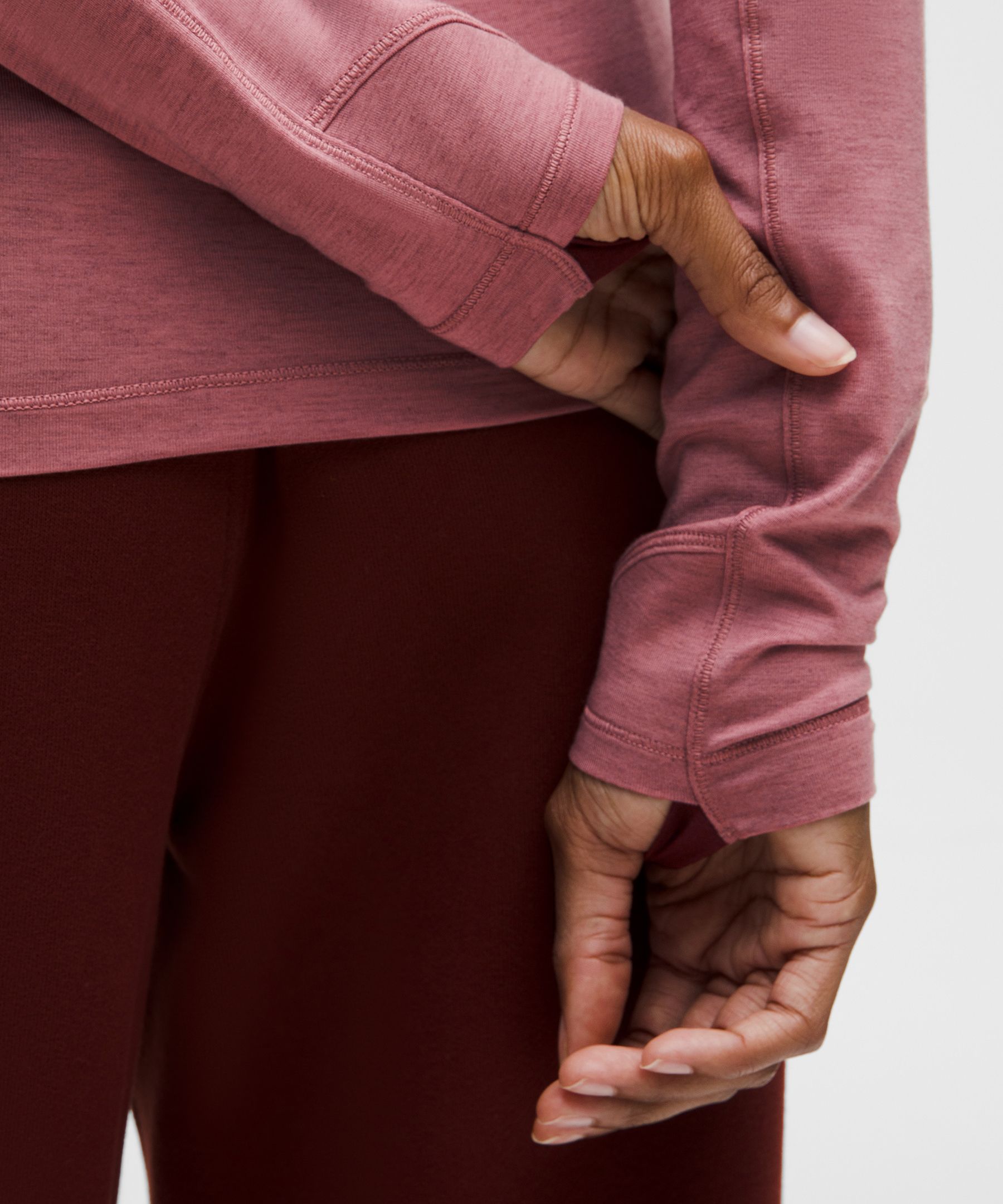 Lululemon Jersey Crewneck Base Layer In Pink