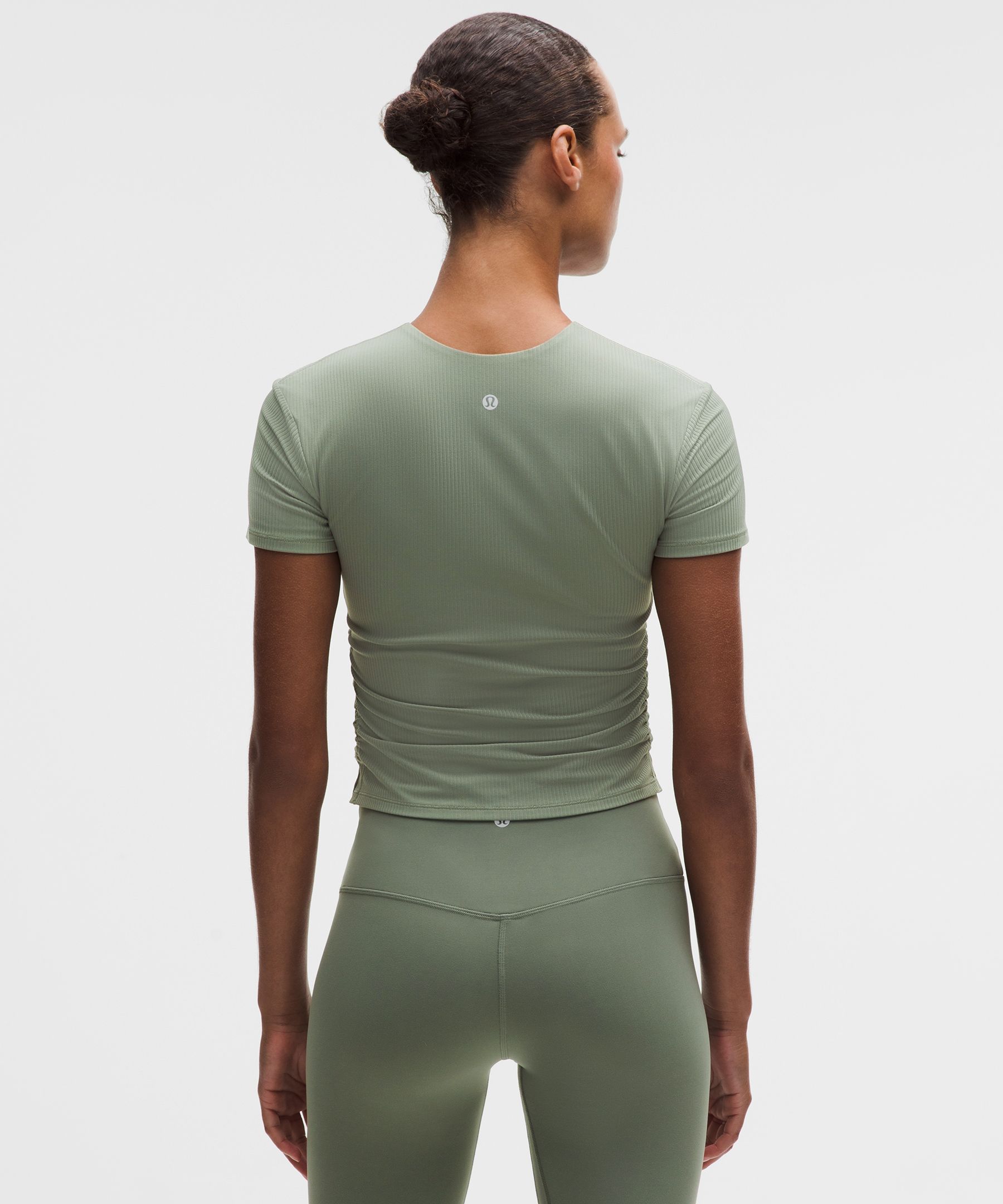 All It Takes Ribbed Nulu V-Neck T-Shirt *B–D Cups