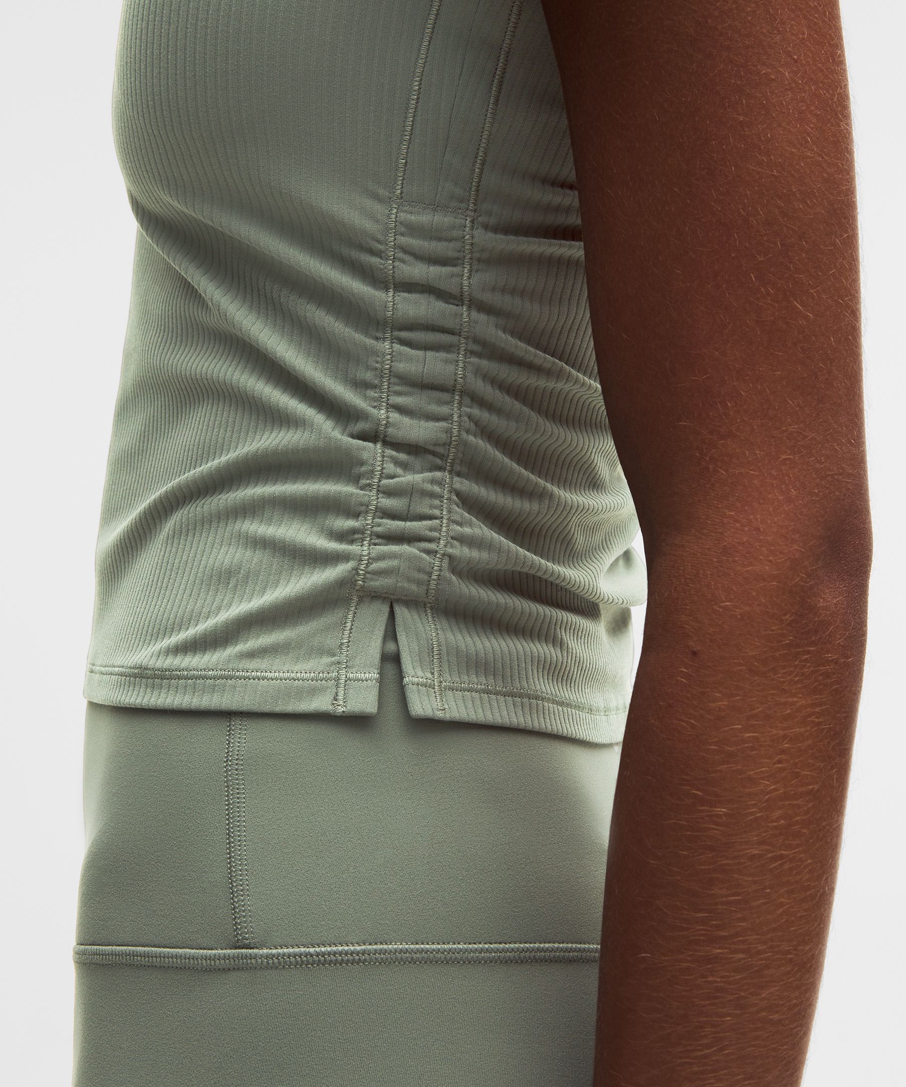 All It Takes Ribbed Nulu V-Neck T-Shirt *B–D Cups