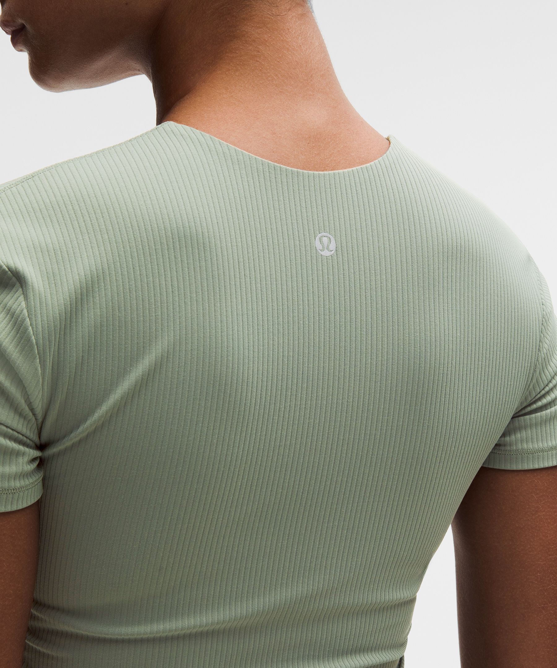 All It Takes Ribbed Nulu V-Neck T-Shirt *B–D Cups