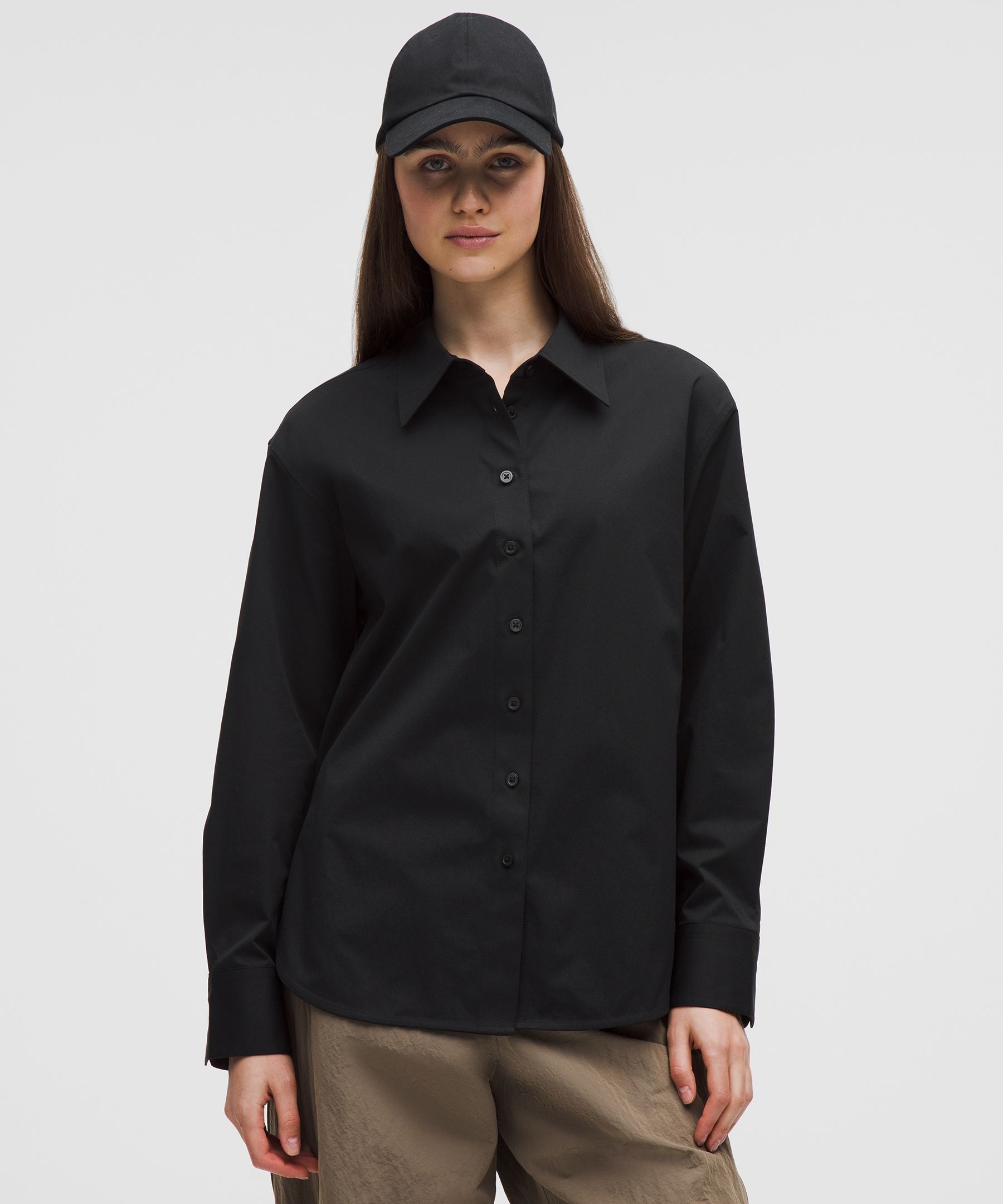 Lululemon Woven Relaxed-fit Button-up Shirt