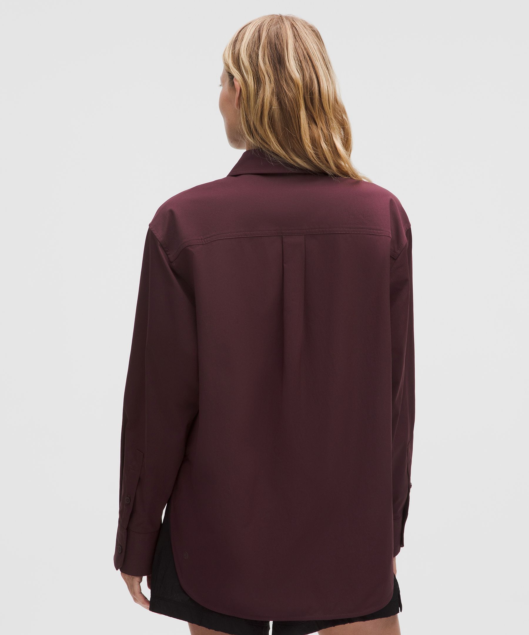 Lululemon Woven Relaxed-fit Button-up Shirt