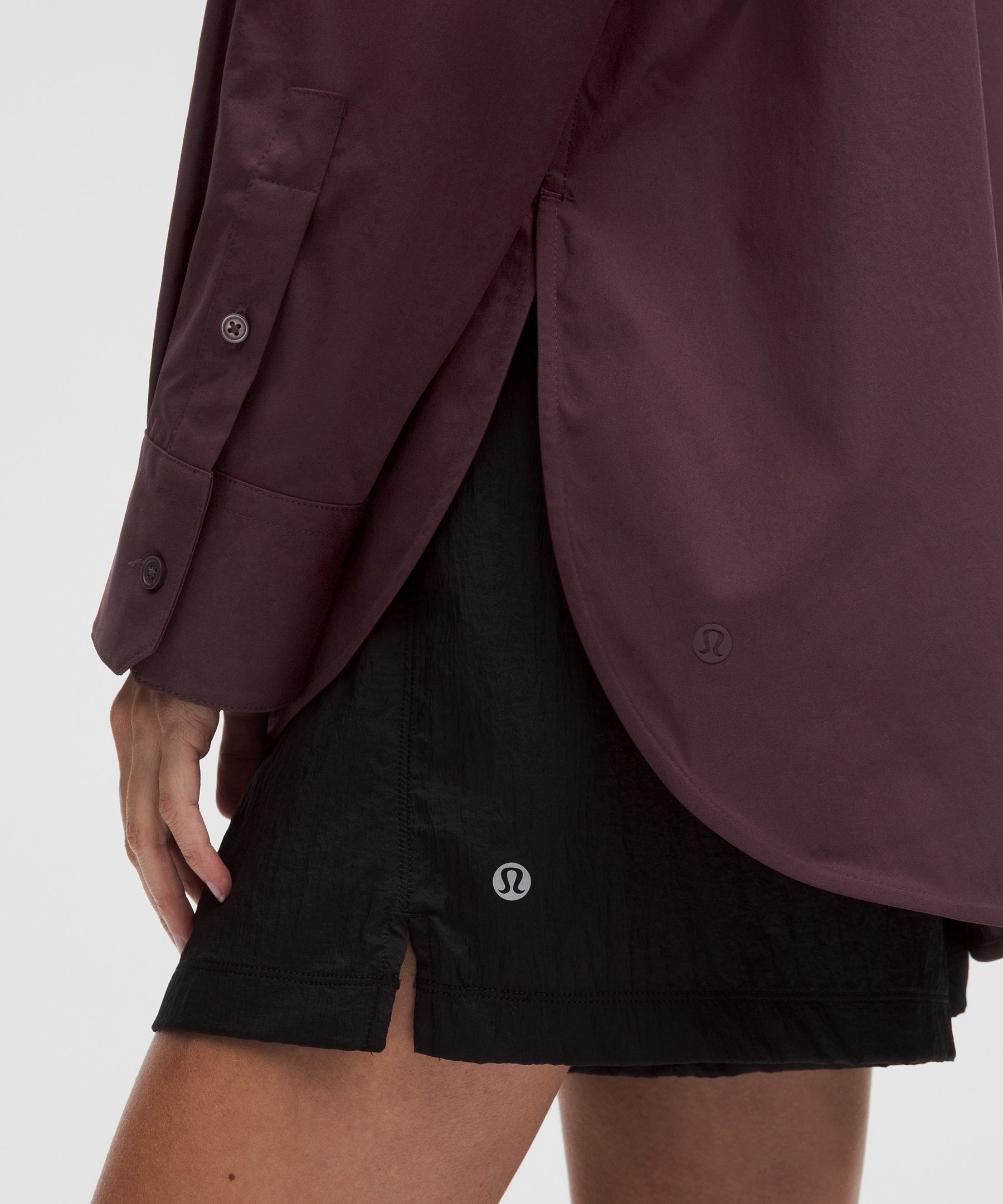 Lululemon Woven Relaxed-fit Button-up Shirt
