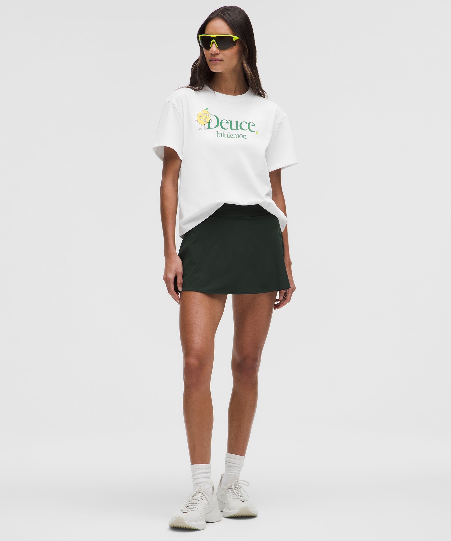 Lululemon Relaxed-fit Cotton Jersey T-shirt In White