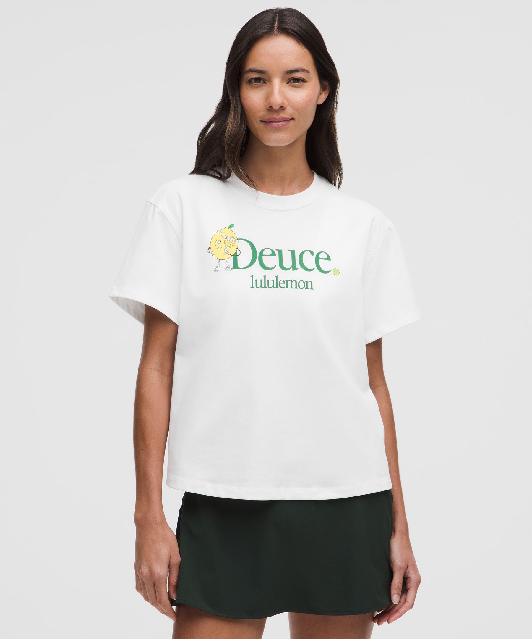 Lululemon Relaxed-fit Cotton Jersey T-shirt In White