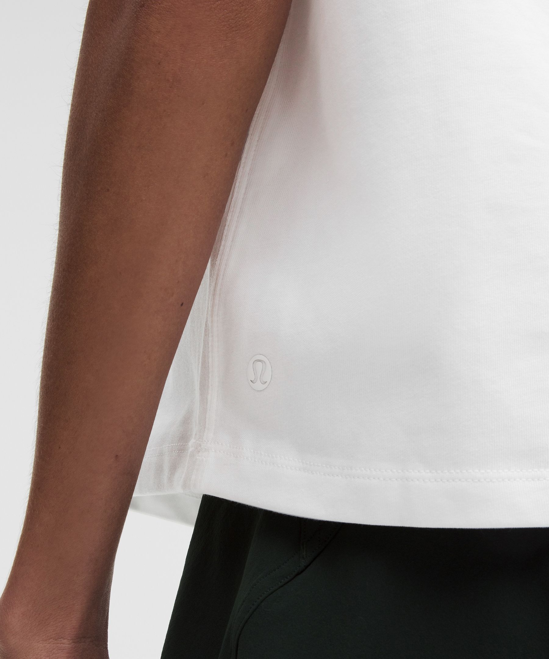 Lululemon Relaxed-fit Cotton Jersey T-shirt In White