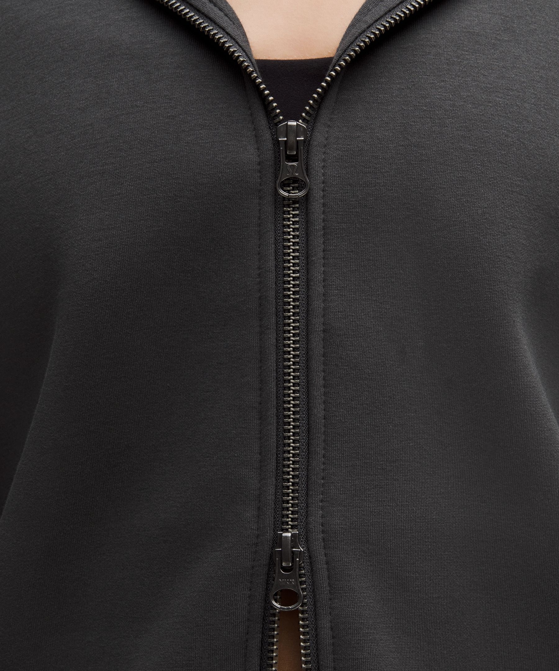 Lululemon Women's Big Cozy Ultra-oversized Full-zip Hoodie In Black