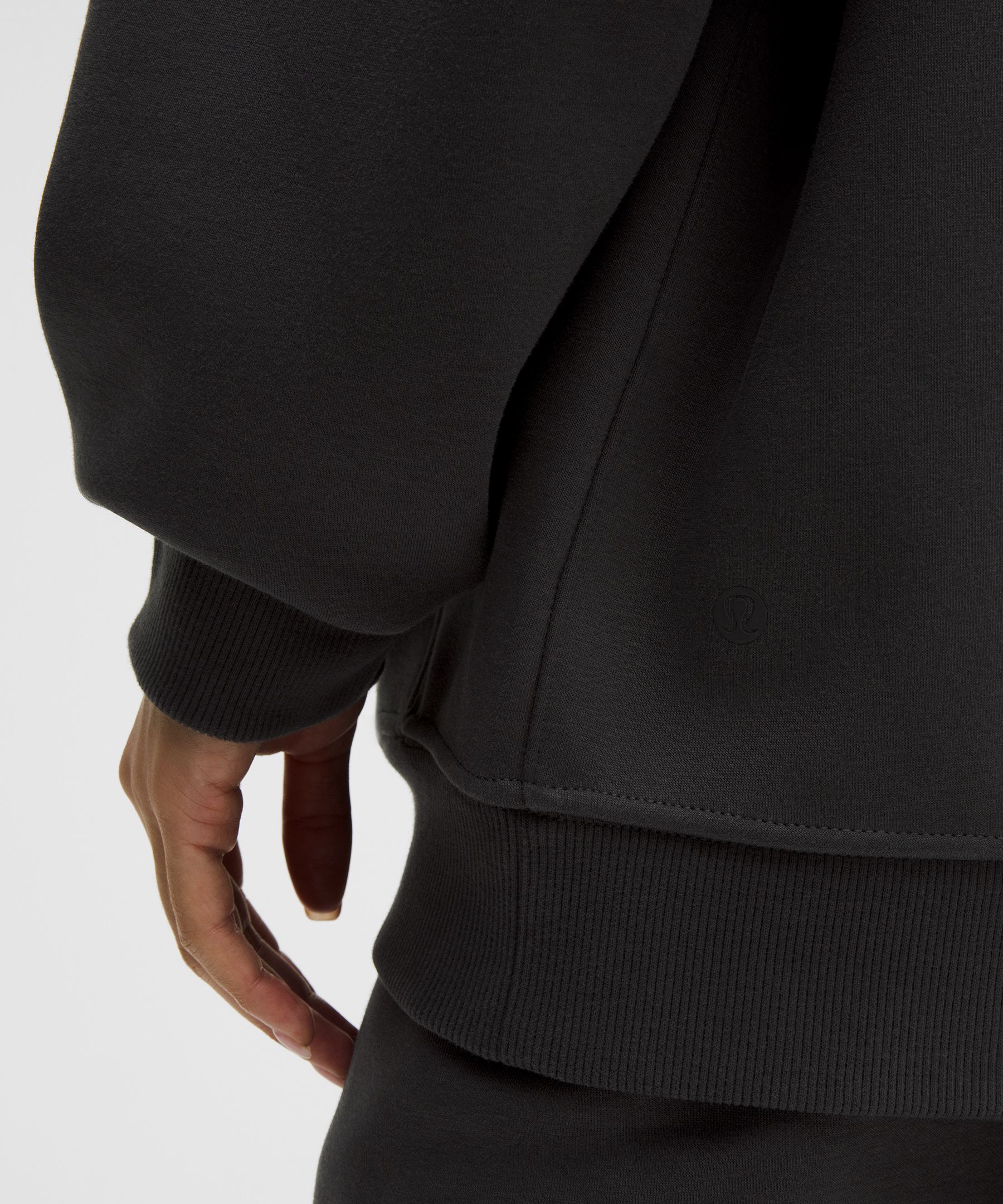 Lululemon Women's Big Cozy Ultra-oversized Full-zip Hoodie In Black