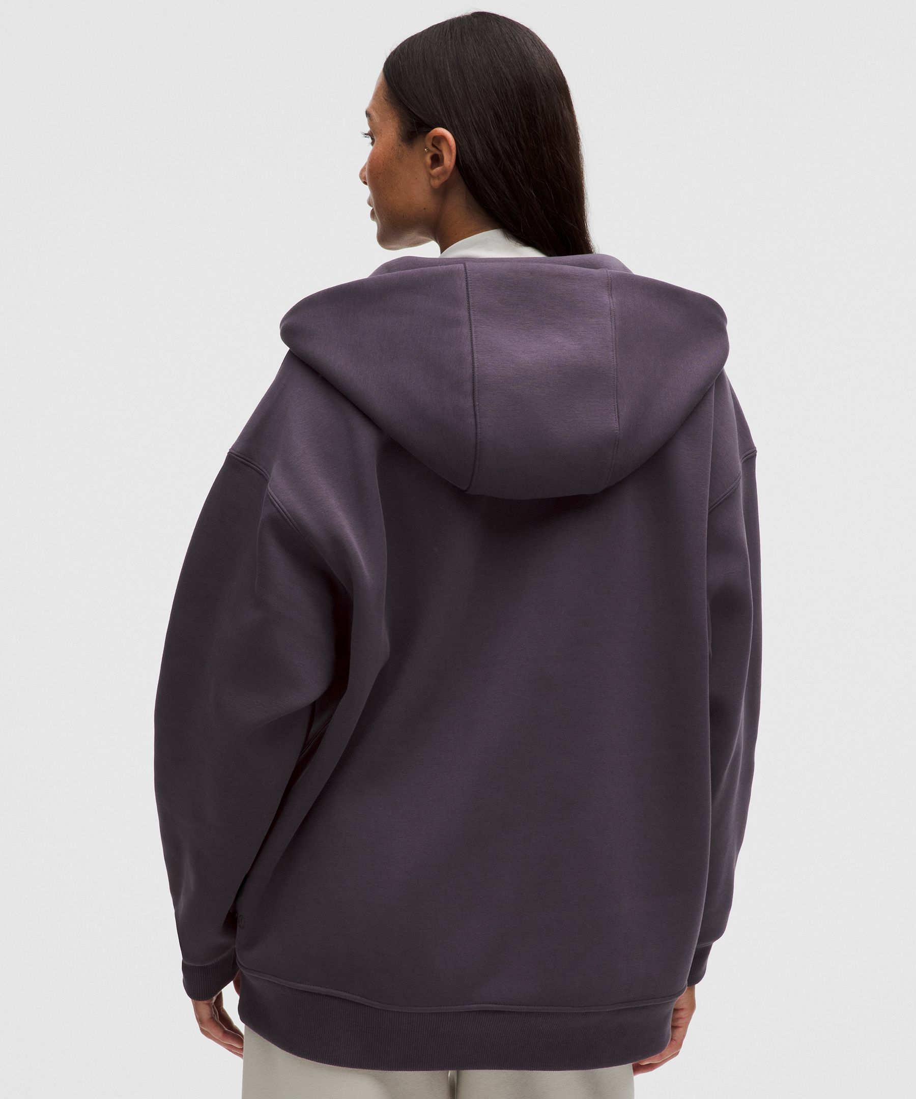 Lululemon Women's Big Cozy Ultra-oversized Full-zip Hoodie In Purple