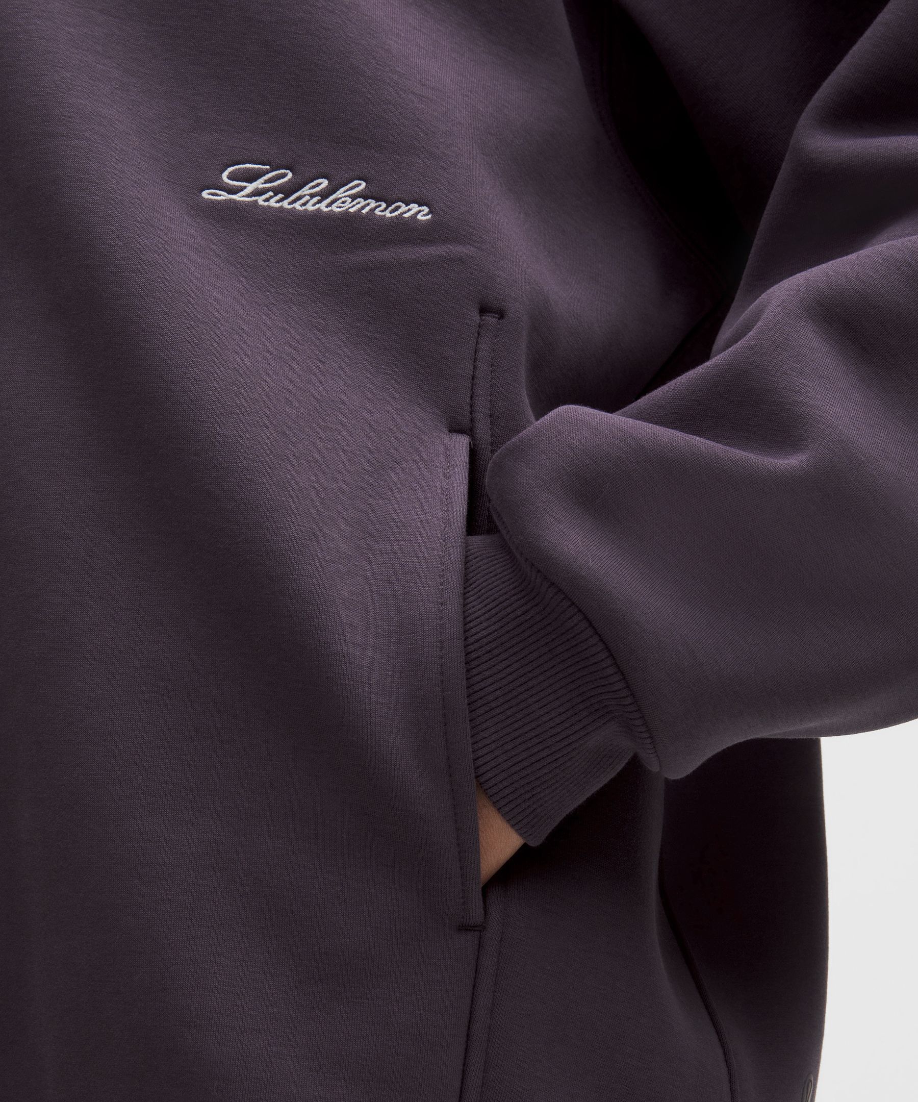 Lululemon Women's Big Cozy Ultra-oversized Full-zip Hoodie In Purple