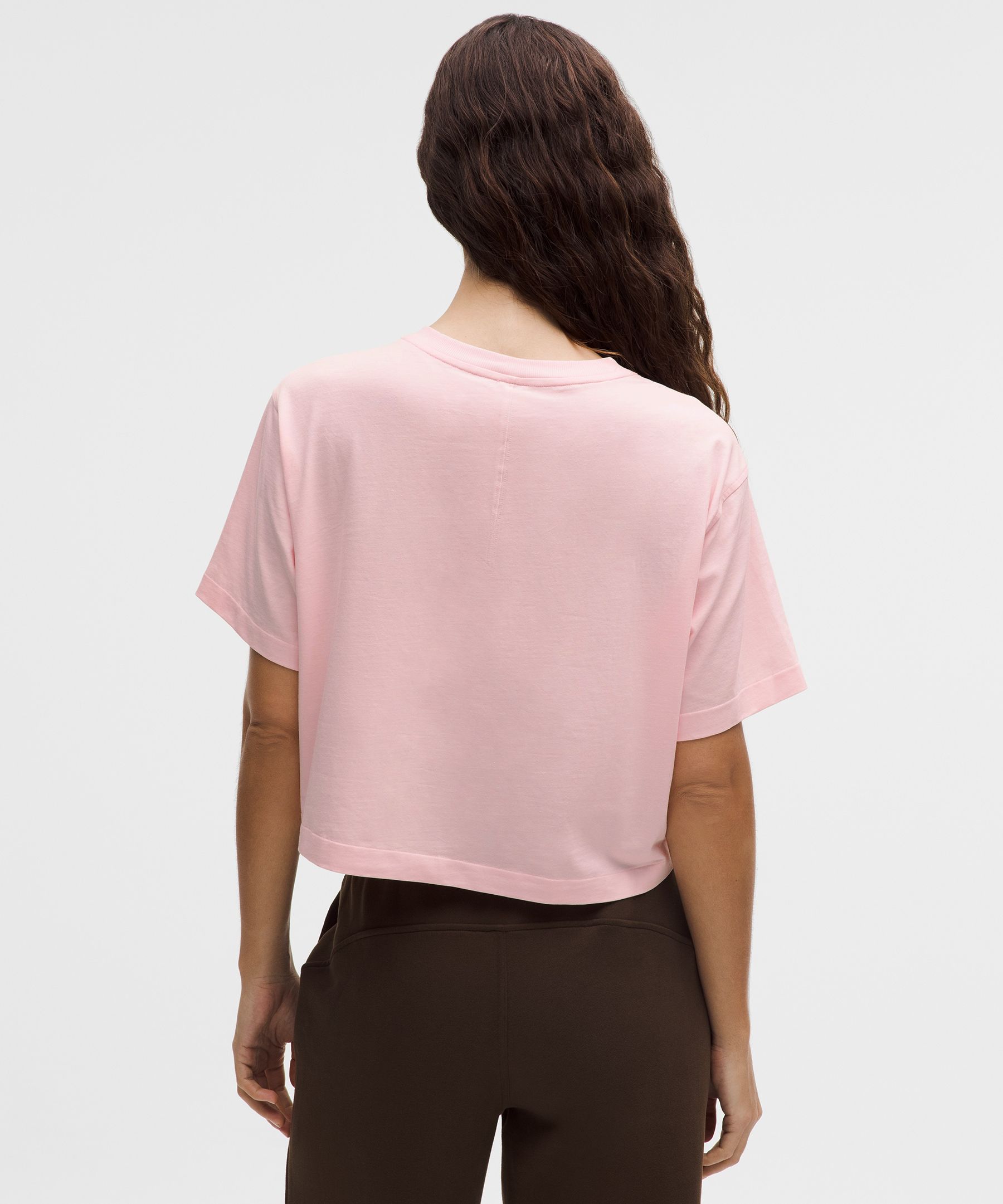 All Yours Organic Cotton-Blend Cropped T-Shirt