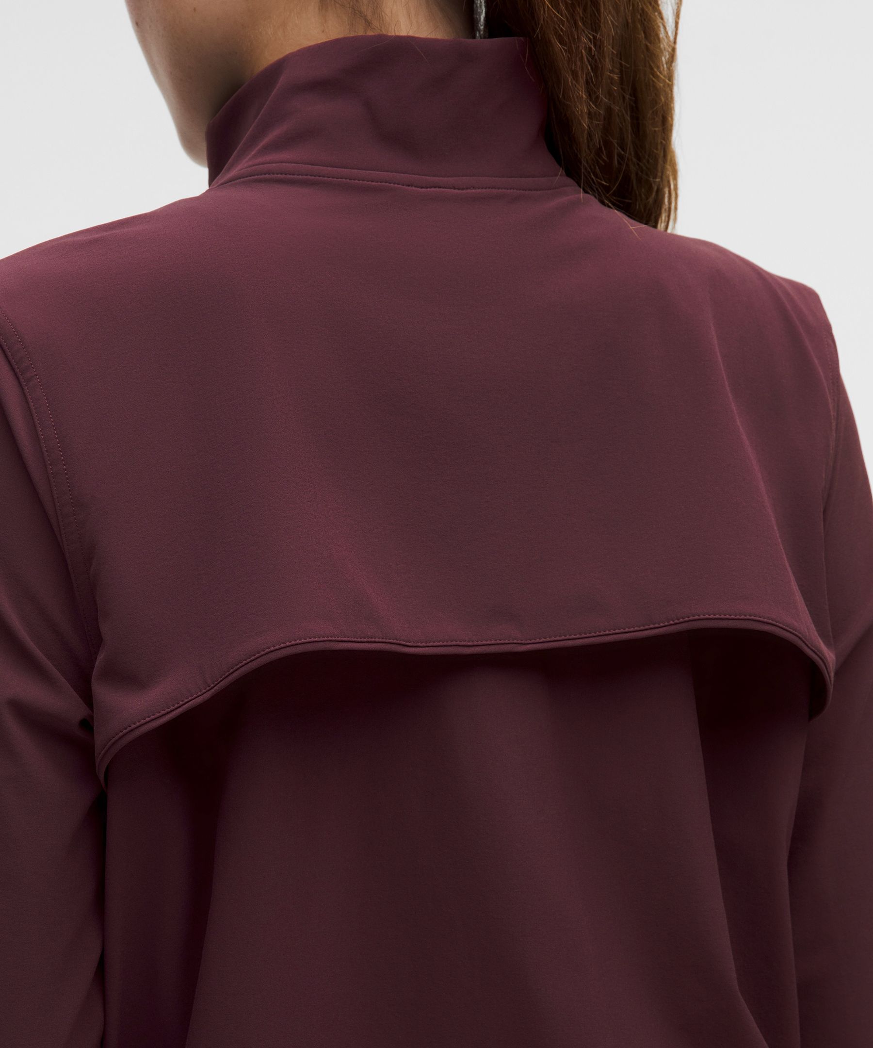 Lululemon Court Rival Tennis Track Jacket In Burgundy