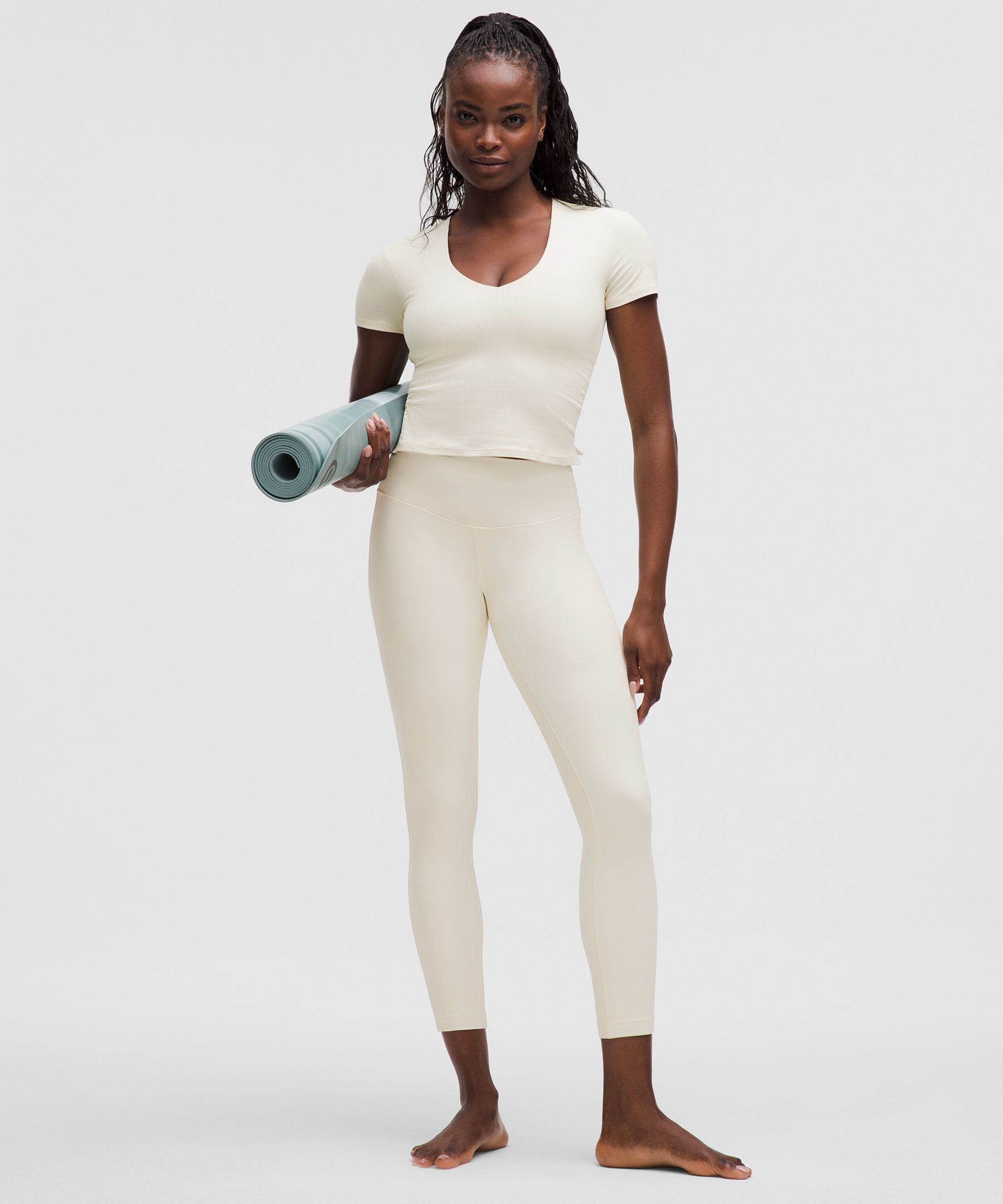 Lululemon All It Takes Ribbed Nulu V-neck T-shirt