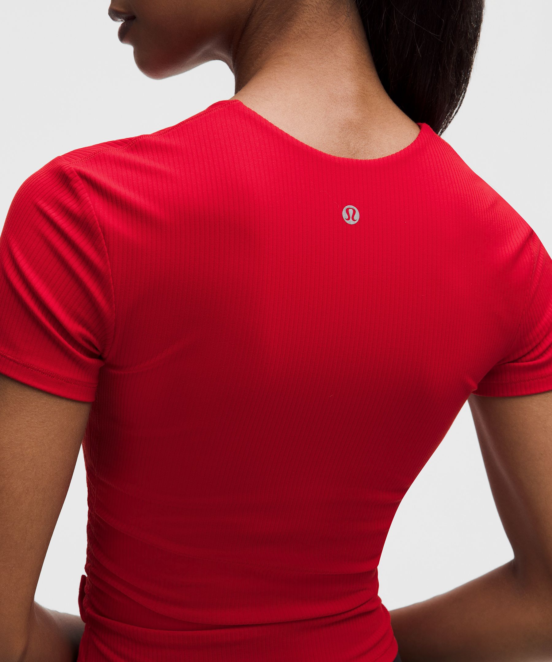 All It Takes Ribbed Nulu V-Neck T-Shirt *B–D Cups