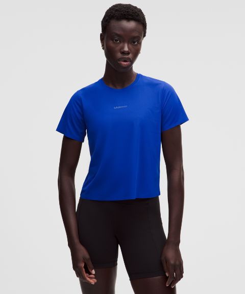 Женская футболка Lululemon Fast and Free с коротким рукавом