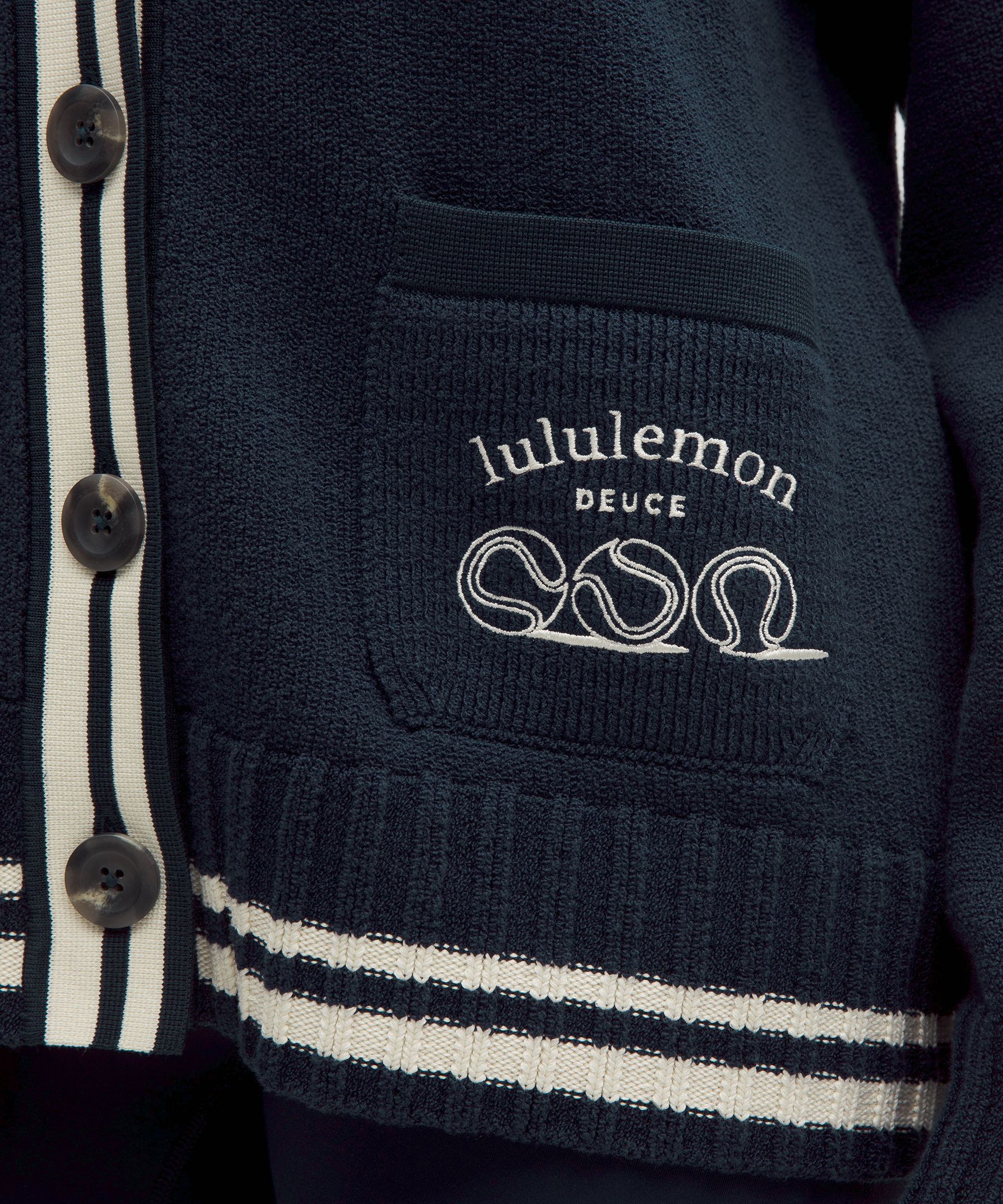 Cotton Tennis Cardigan Sweater