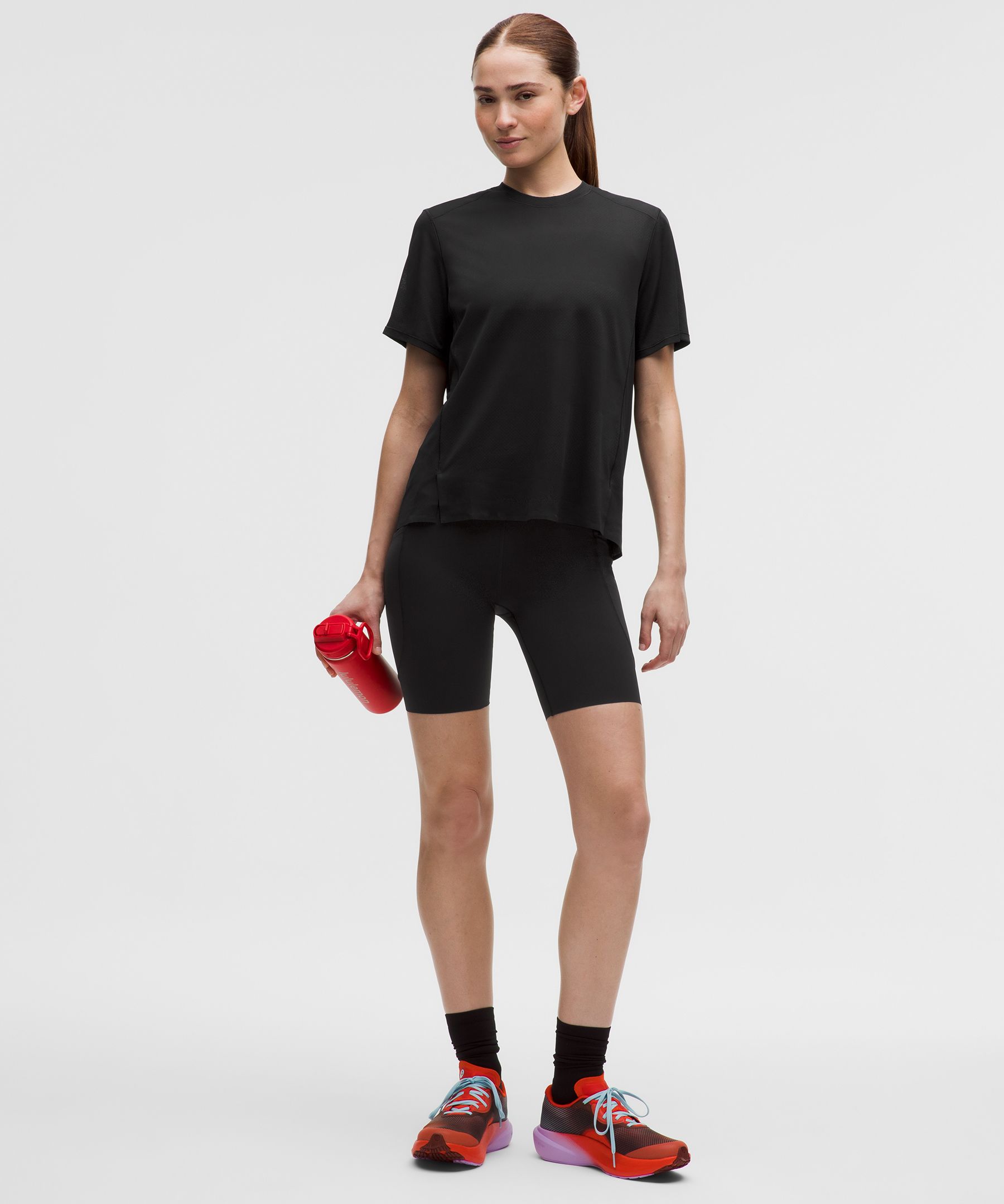 Fast and Free Short-Sleeve Shirt *Perforated Stripe