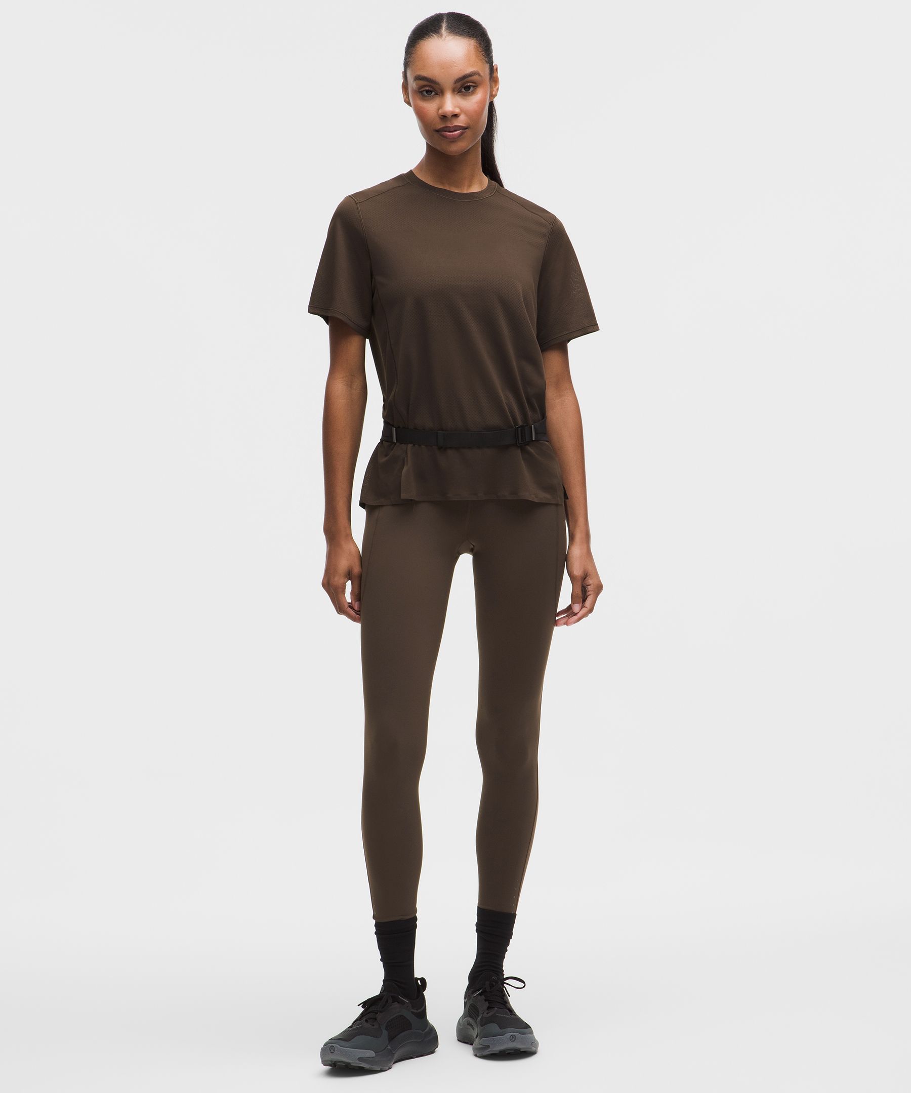 Fast and Free Short-Sleeve Shirt *Perforated Stripe