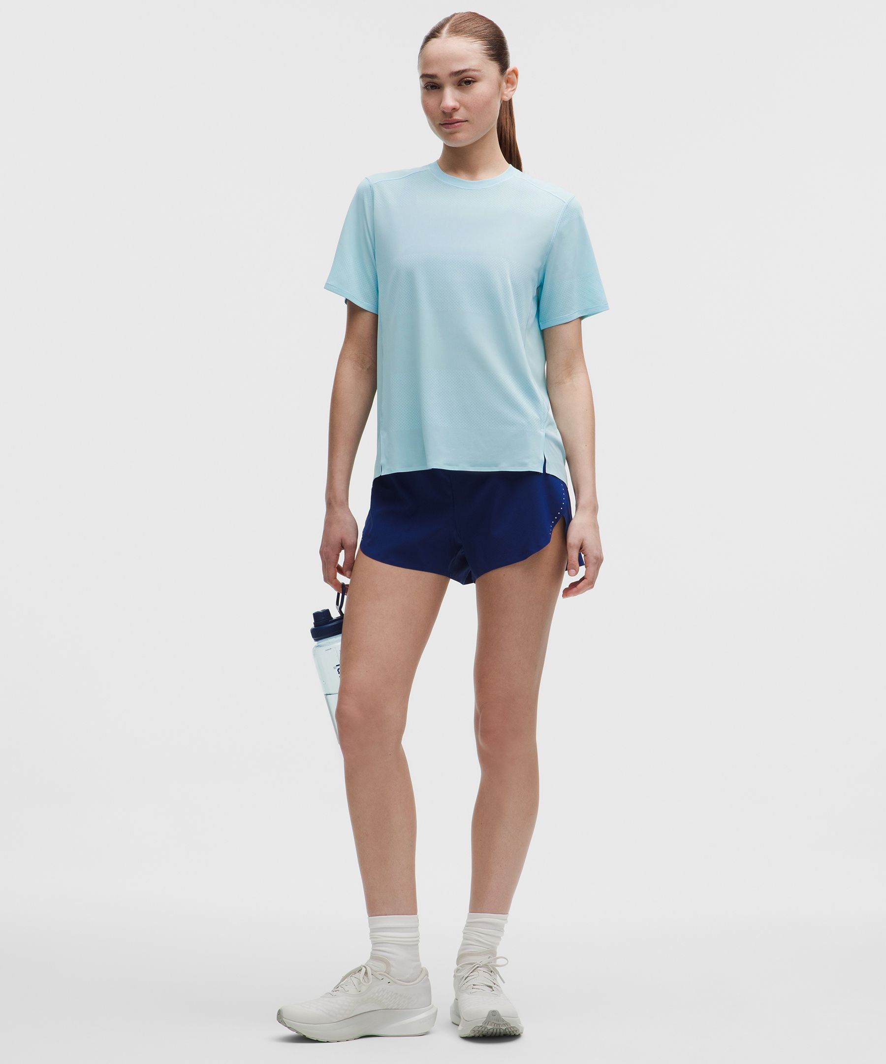 Fast and Free Short-Sleeve Shirt *Perforated Stripe