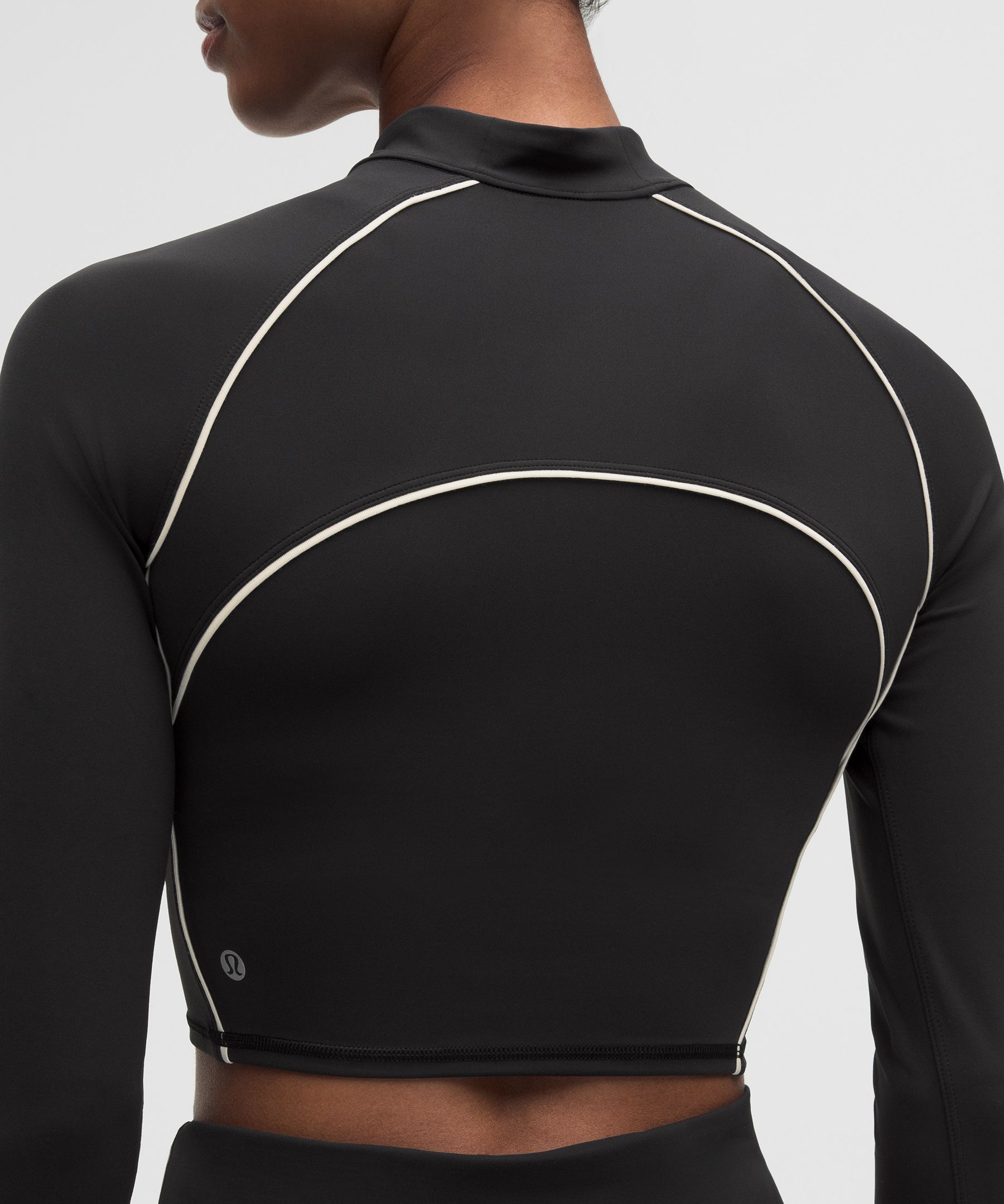 Wunder Train Cropped Long-Sleeve Half Zip