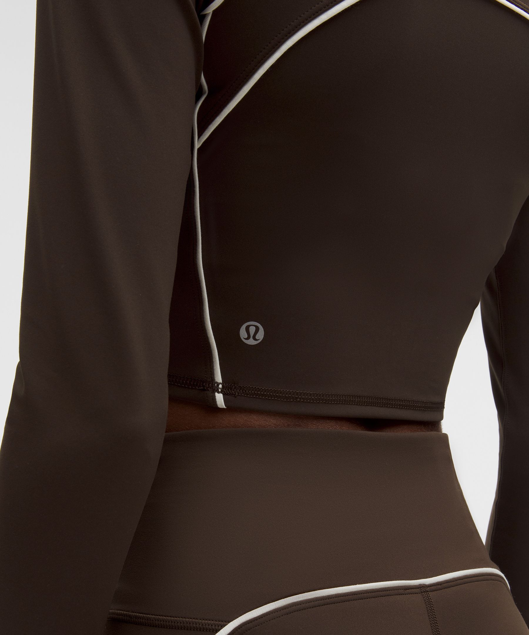 Wunder Train クロップ 長袖ハーフジップ | ロングスリーブ | Lululemon JP