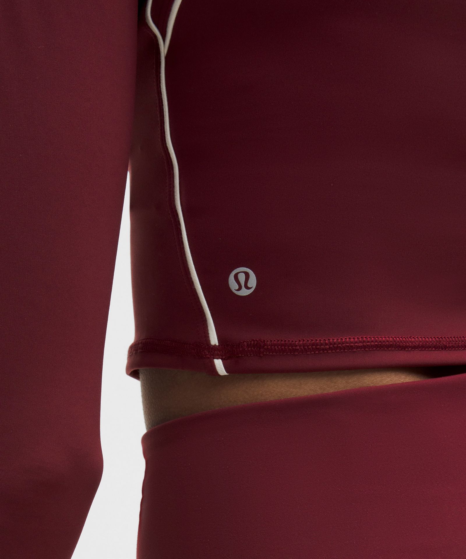 Lululemon Wunder Train Cropped Long-Sleeve Half Zip — фото 5