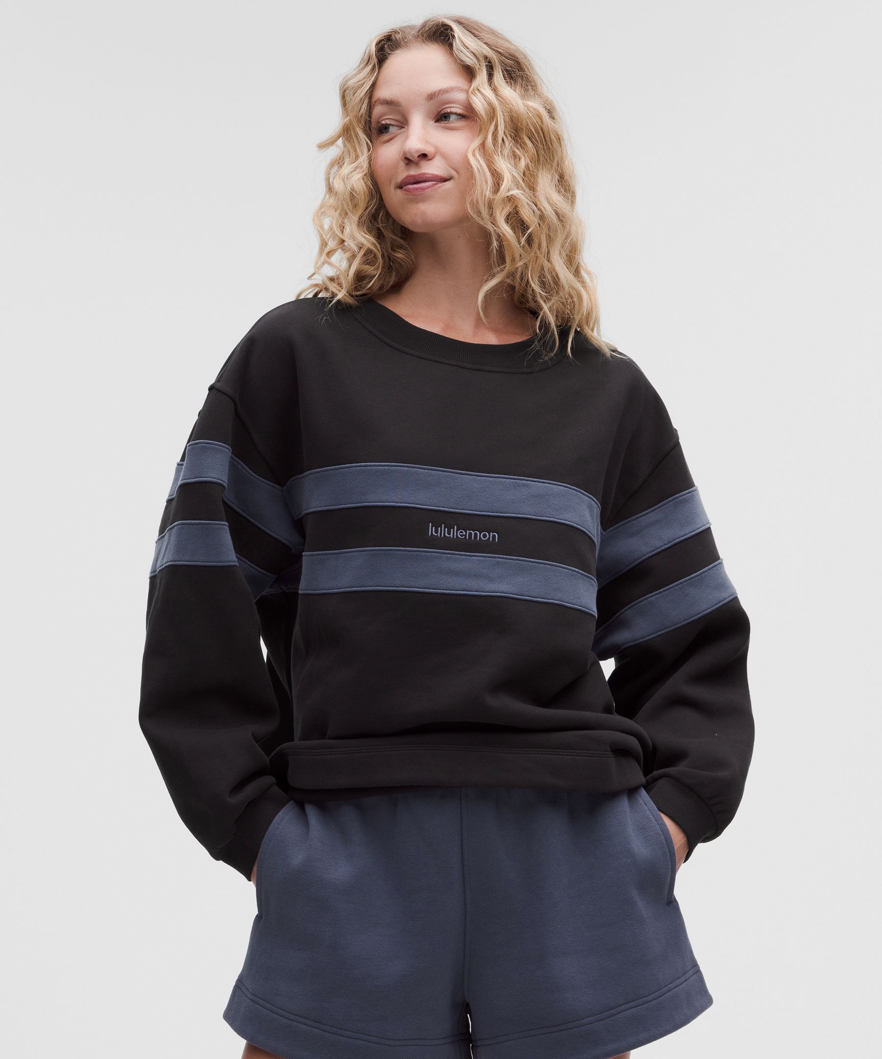 Women's Steady State Oversized Pullover Stripe by Lululemon